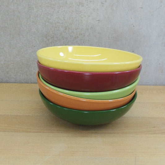 Santa Anita Ware California Modern Dinnerware - 5 Berry Bowls Multi-Color