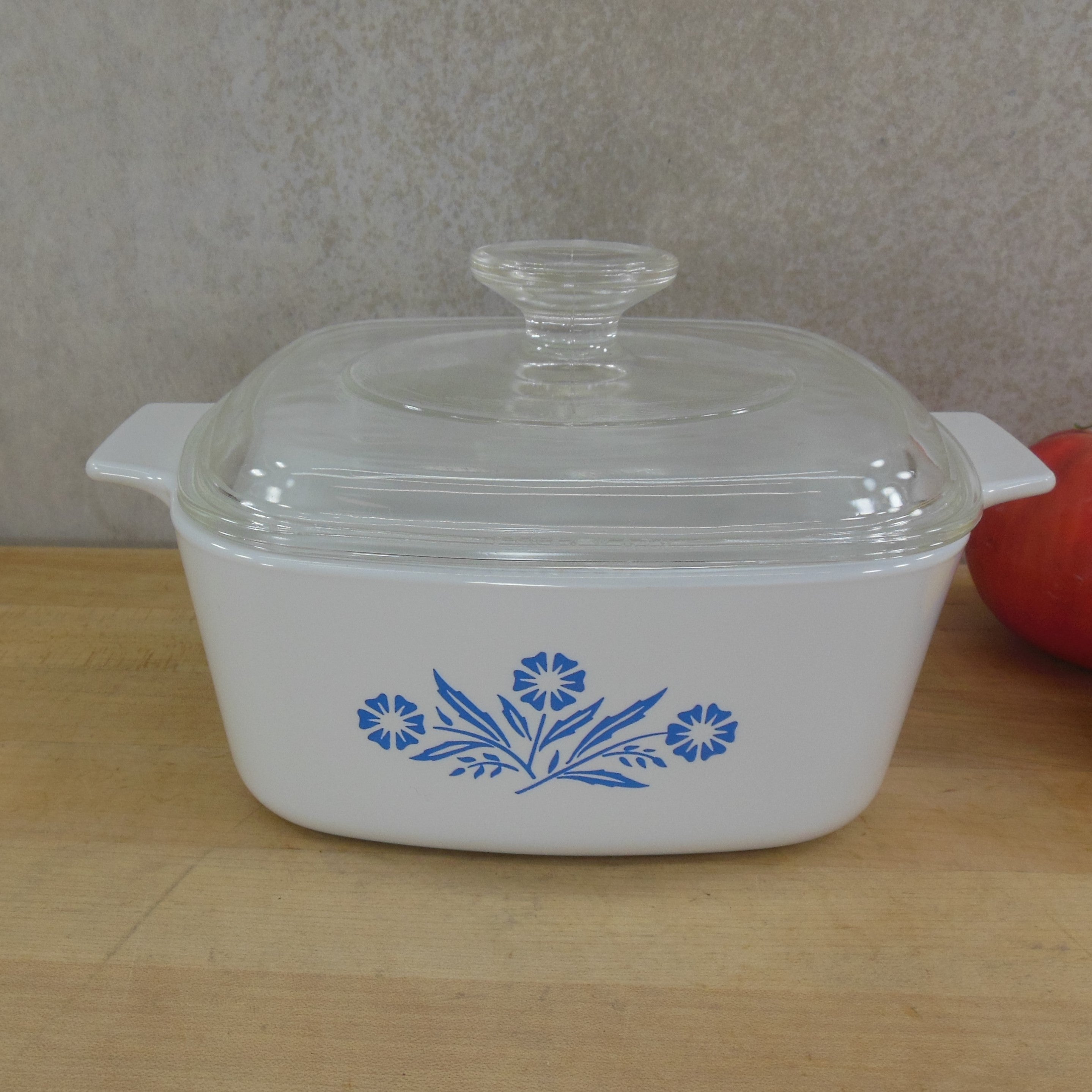 Corning Ware Cornflower Blue 1 1 2 Quart Casserole Dish Square Olde Kitchen Home