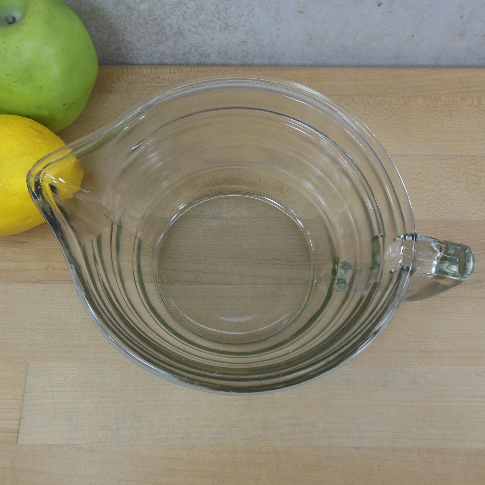 Unbranded Clear Glass Beehive Reamer Juicer Base Bowl vintage