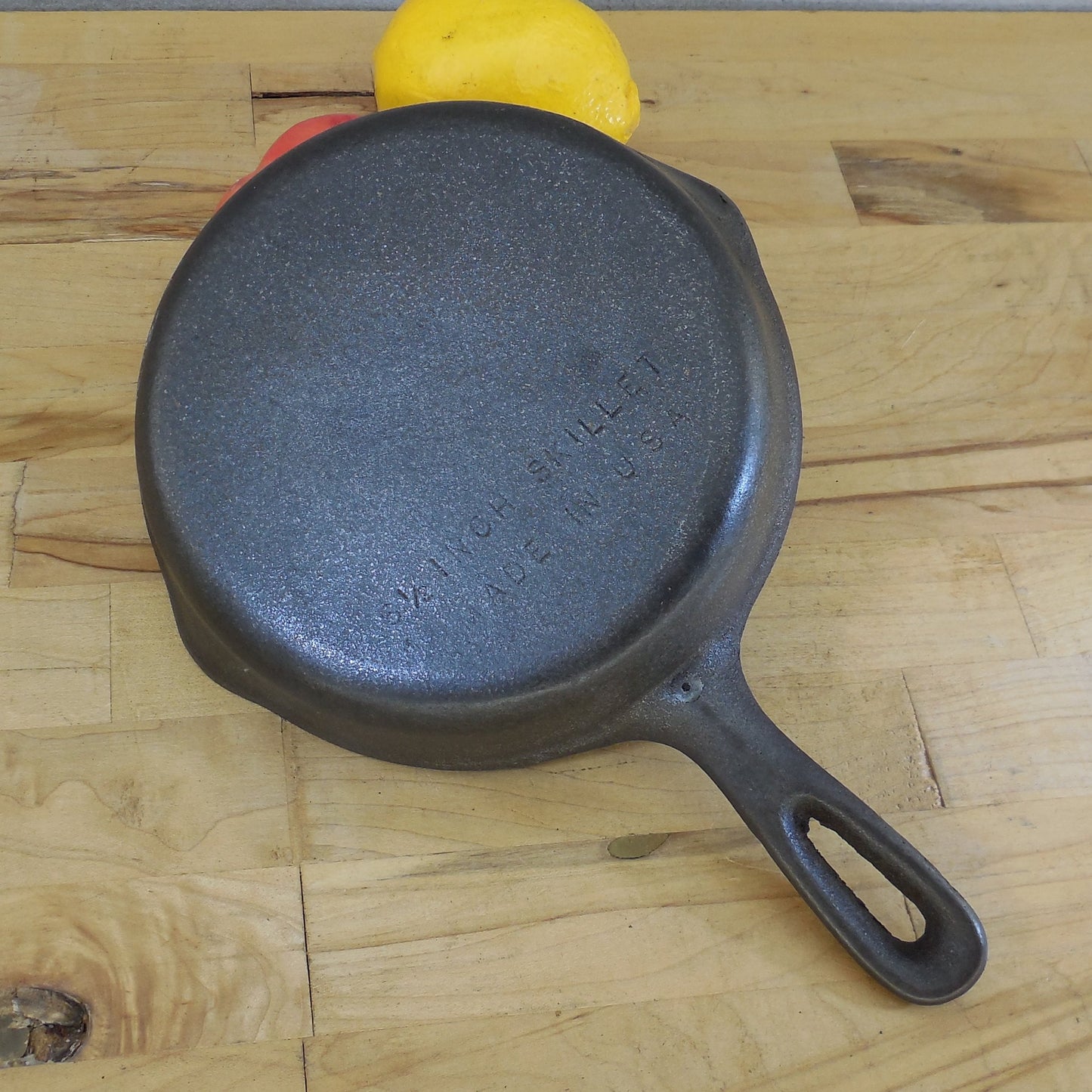 Wagner Ware USA Unmarked Cast Iron #3 Skillet - 6-1/2 INCH SKILLET Restored Used