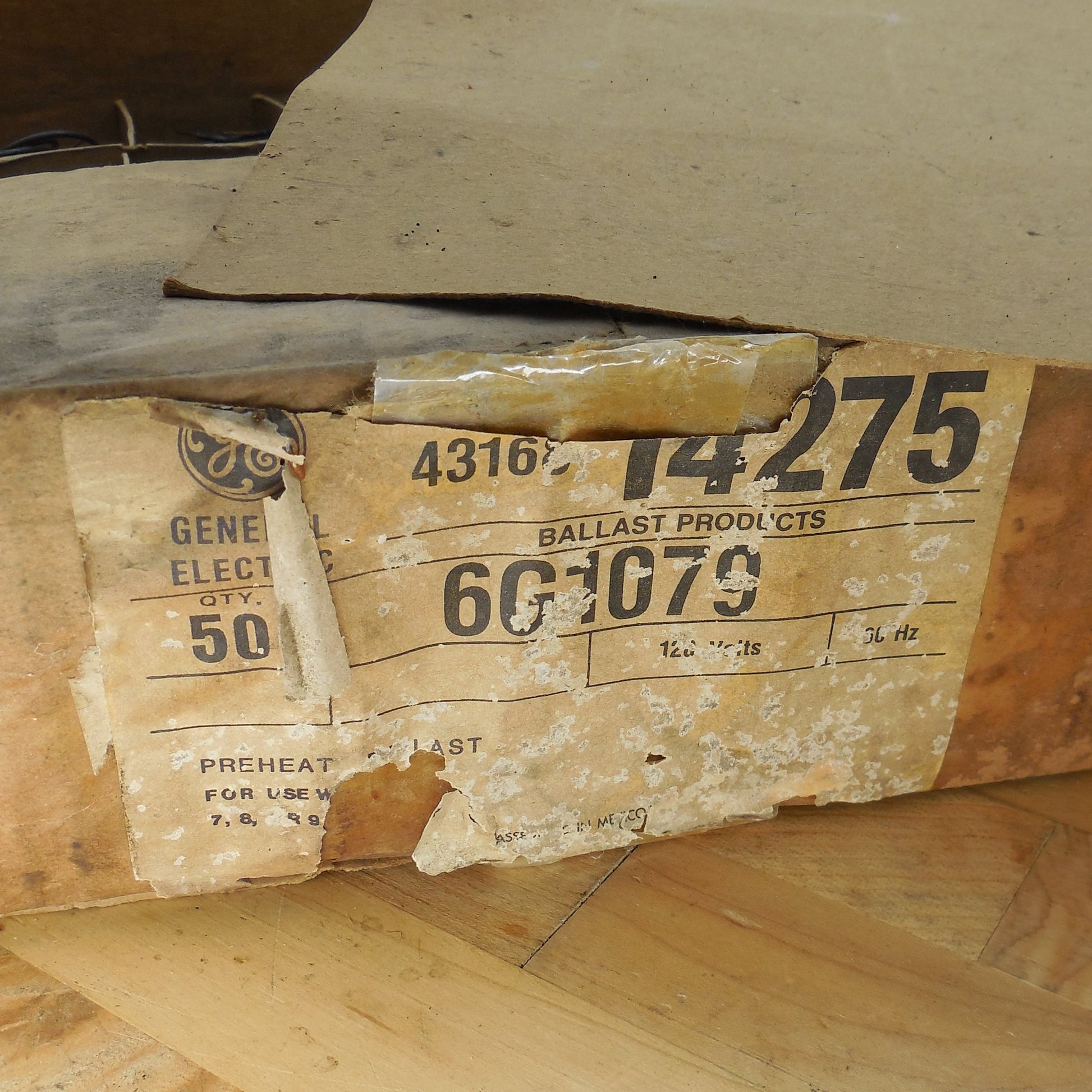 GE 29 Lot NOS Ballast 6G1079 7-8-9W 120V 60Hz 180A