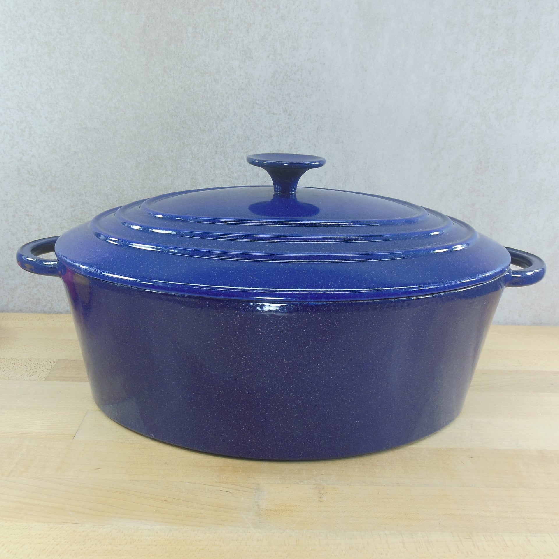 Vintage French Rare Oval Nomar staub Dark Blue Sparkly Color