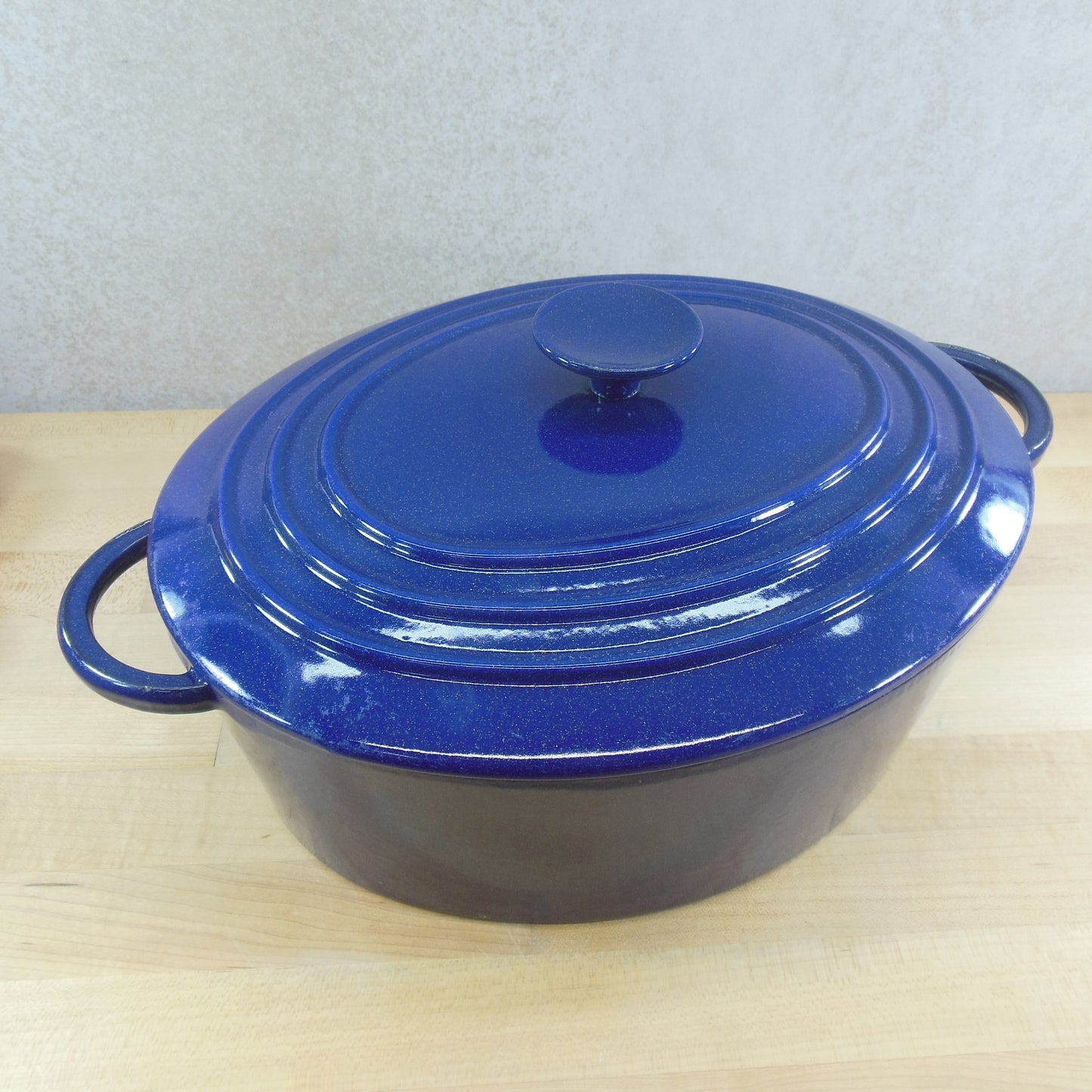 French Vintage Nomar staub Red Enamel Cast Iron Dutch Oven