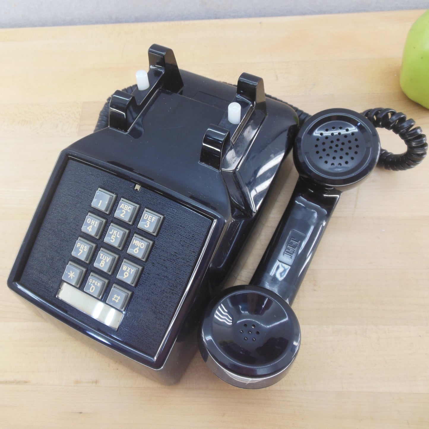 ITT Cotelco Black Push Button Office Desk Telephone Used