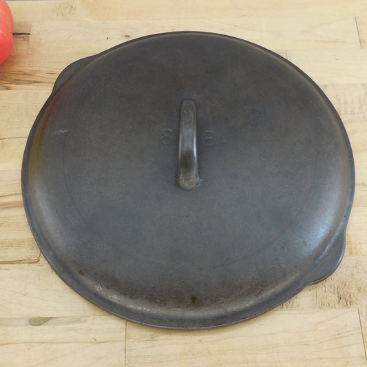 Birmingham Stove & Range BSR 8-B Cast Iron Skillet Lid Only 10-3/4"