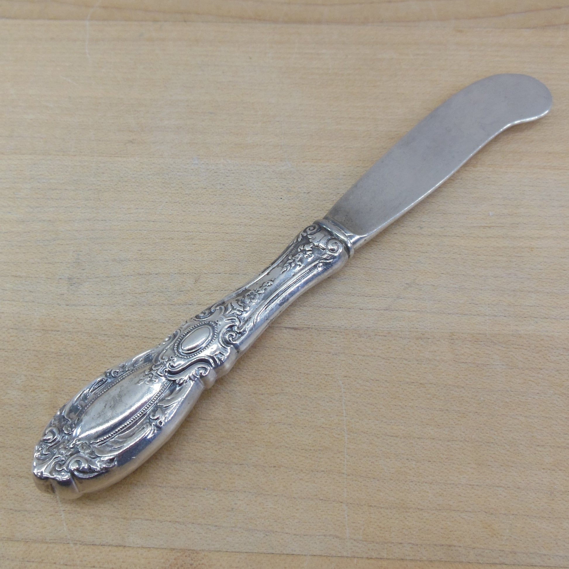 Towle King Richard Sterling Silver Flatware - Butter Spreader used