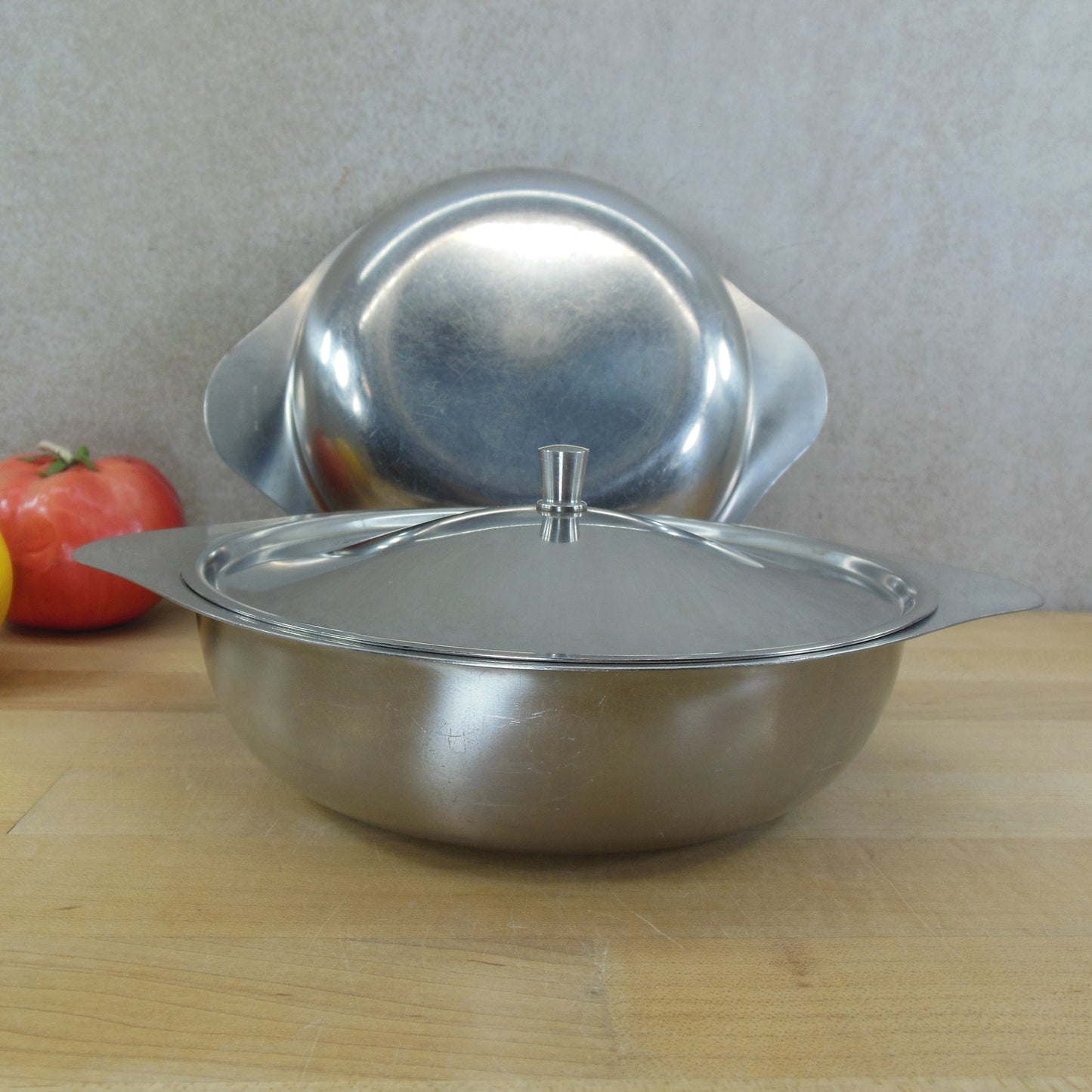 Broms Sweden 18-8 Stainless Covered and Open Serving Bowls MCM