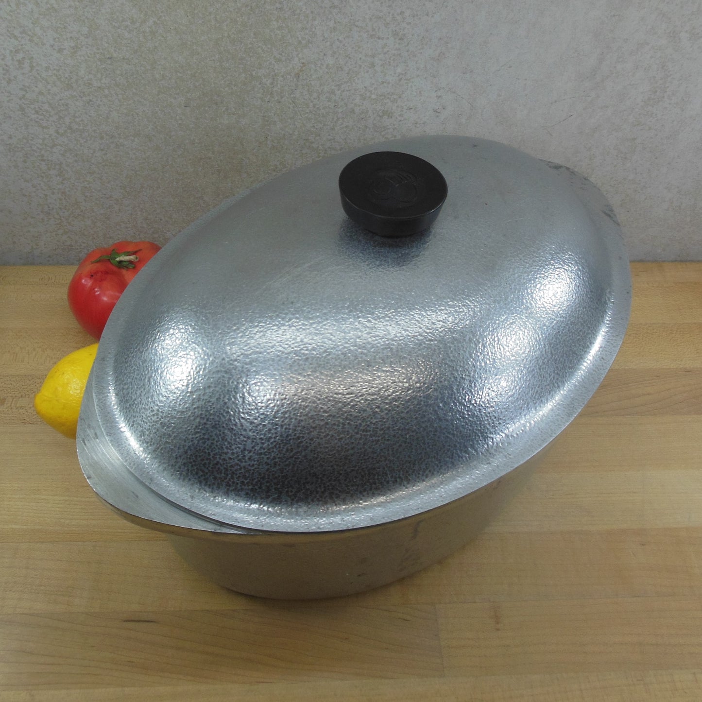 Club Aluminum Cookware Hammercraft 6 Quart Oval Roaster Pot Lid