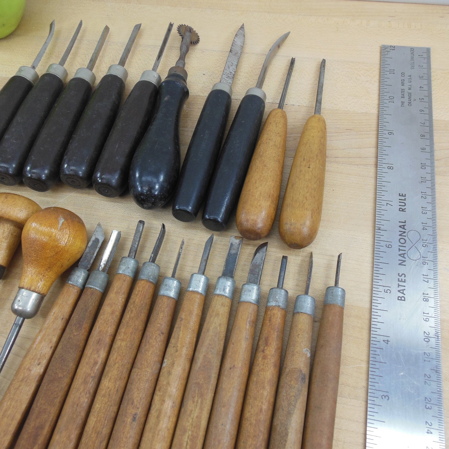 Estate 26 Lot Small Carving Tools Gouge Chisel - Muller Brookstone Mittermeier Japan