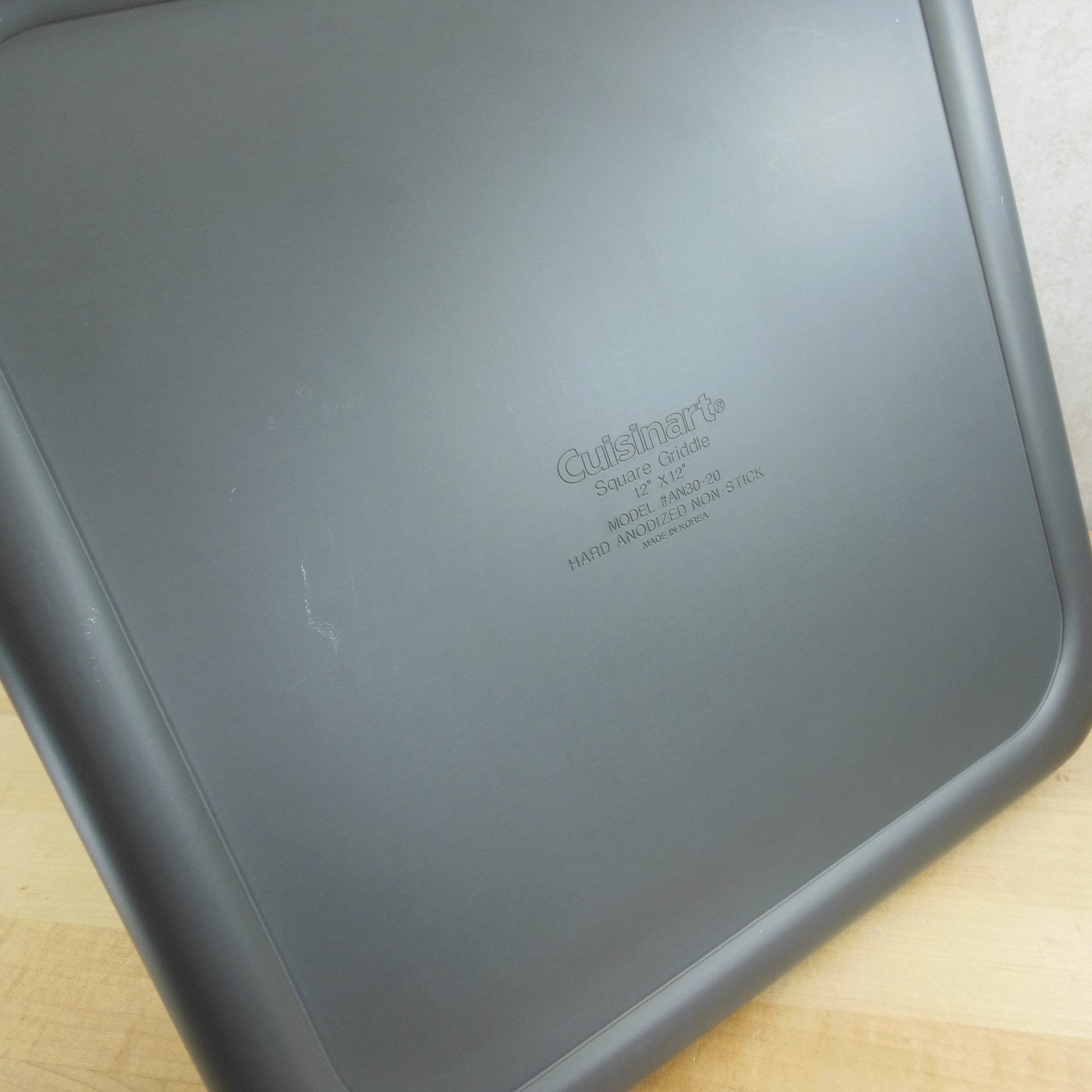 Cuisinart Hard Anodized Non-Stick 12" Square Griddle Pan AN30-20 Used