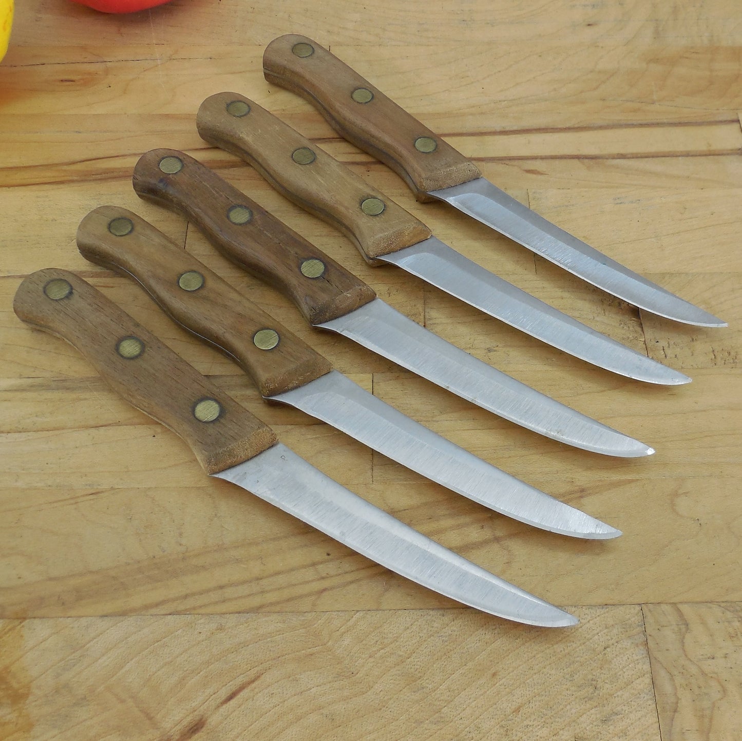 Chicago Cutlery 5 Set 103S Steak Knives Stainless Hickory