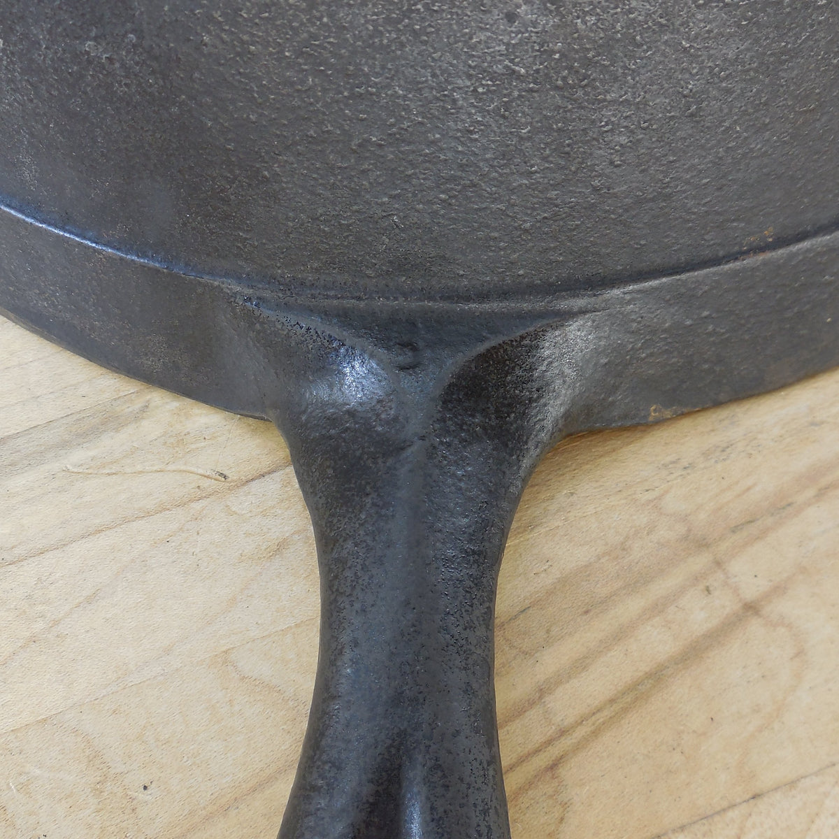 Jones Machining & Foundry Combo Base Deep Cast Iron Skillet Chicken Fryer