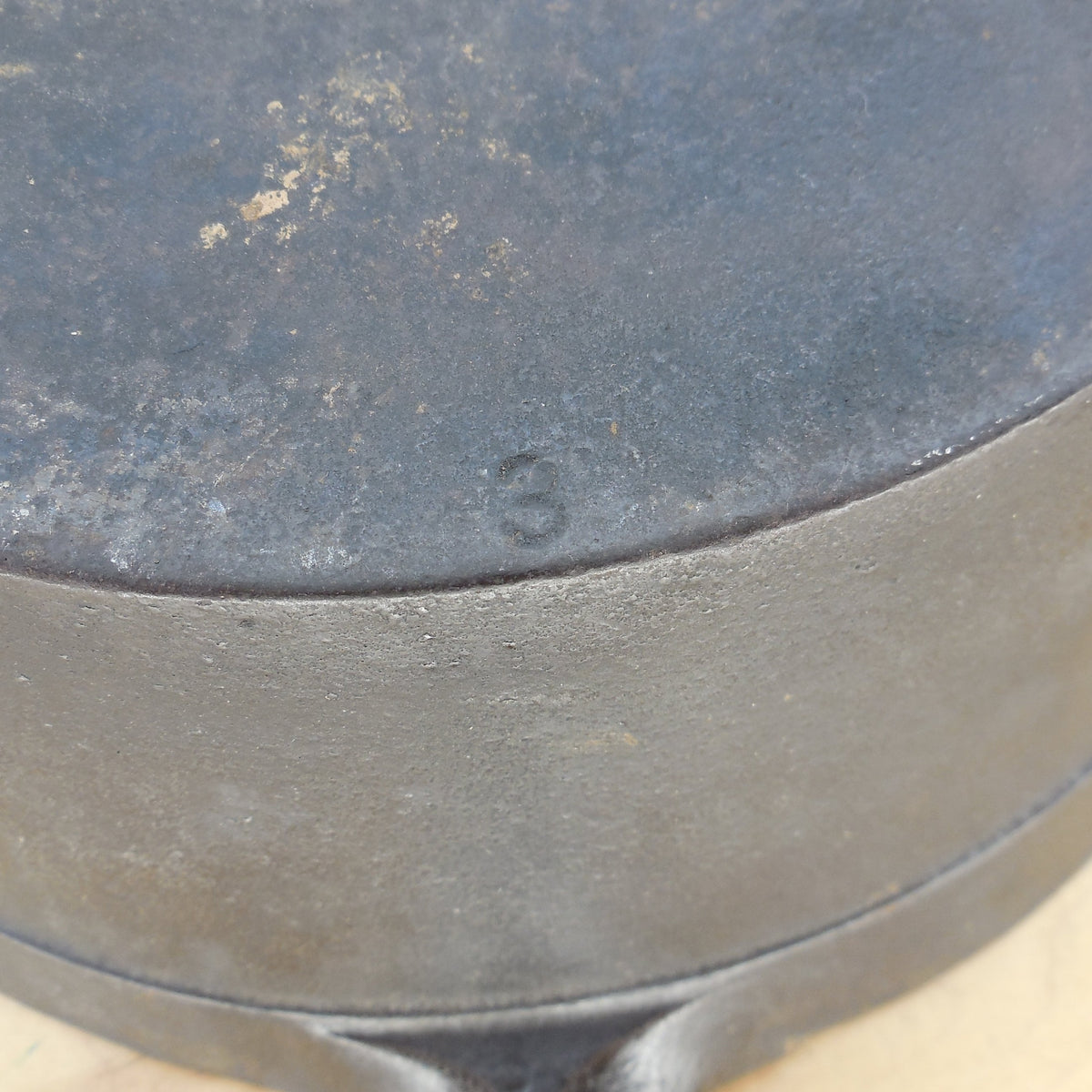 Jones Machining & Foundry Combo Base Deep Cast Iron Skillet Chicken Fryer