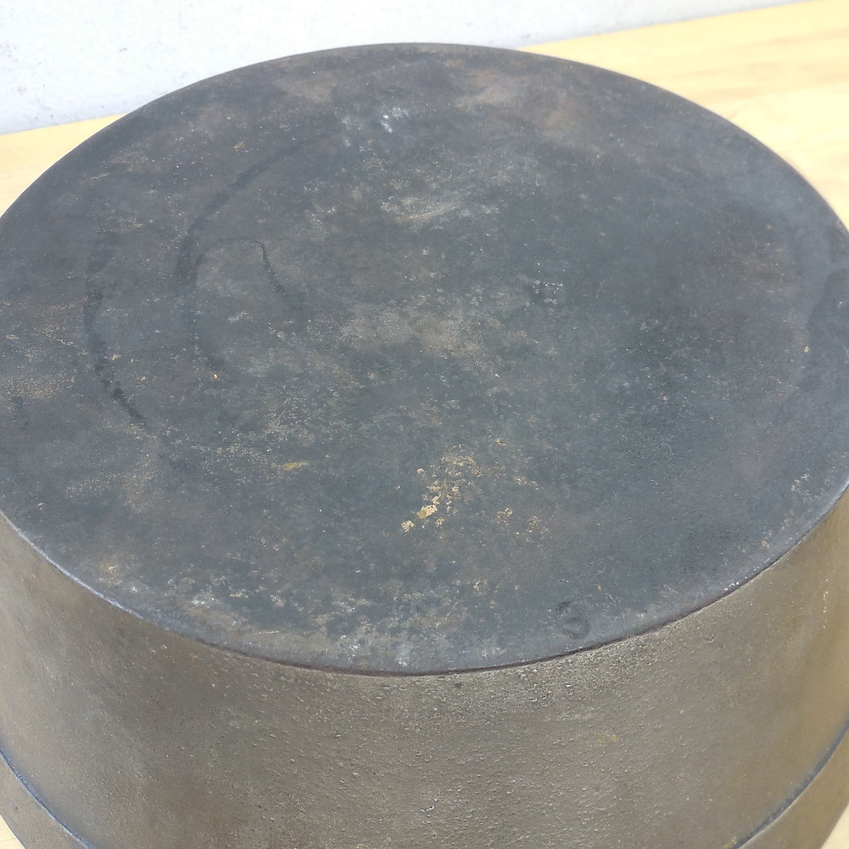Jones Machining & Foundry Combo Base Deep Cast Iron Skillet Chicken Fryer