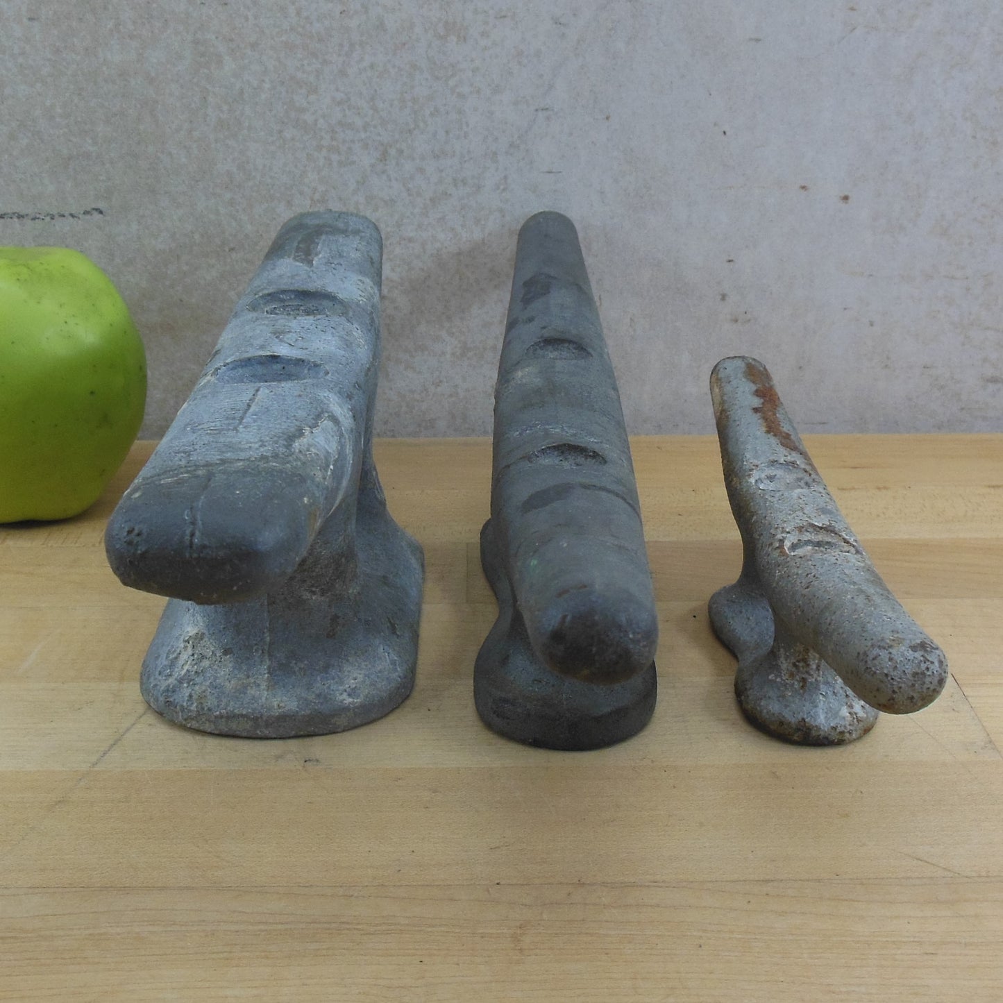 Galvanized Boat Dock Mooring Cleats 8" 10.5" 12.5" Wilcox Crittenden Vintage