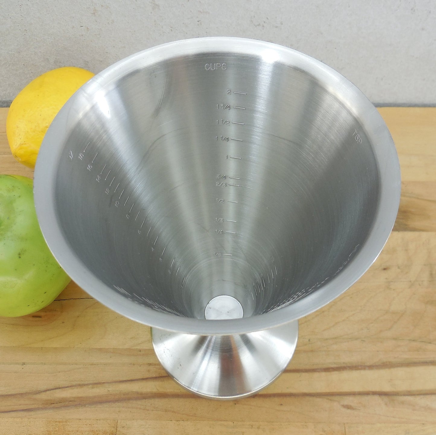 Unbranded Korea 18-10 Stainless Measuring Cone CUPS OZ TBSP TSP ML/CCM Vintage 