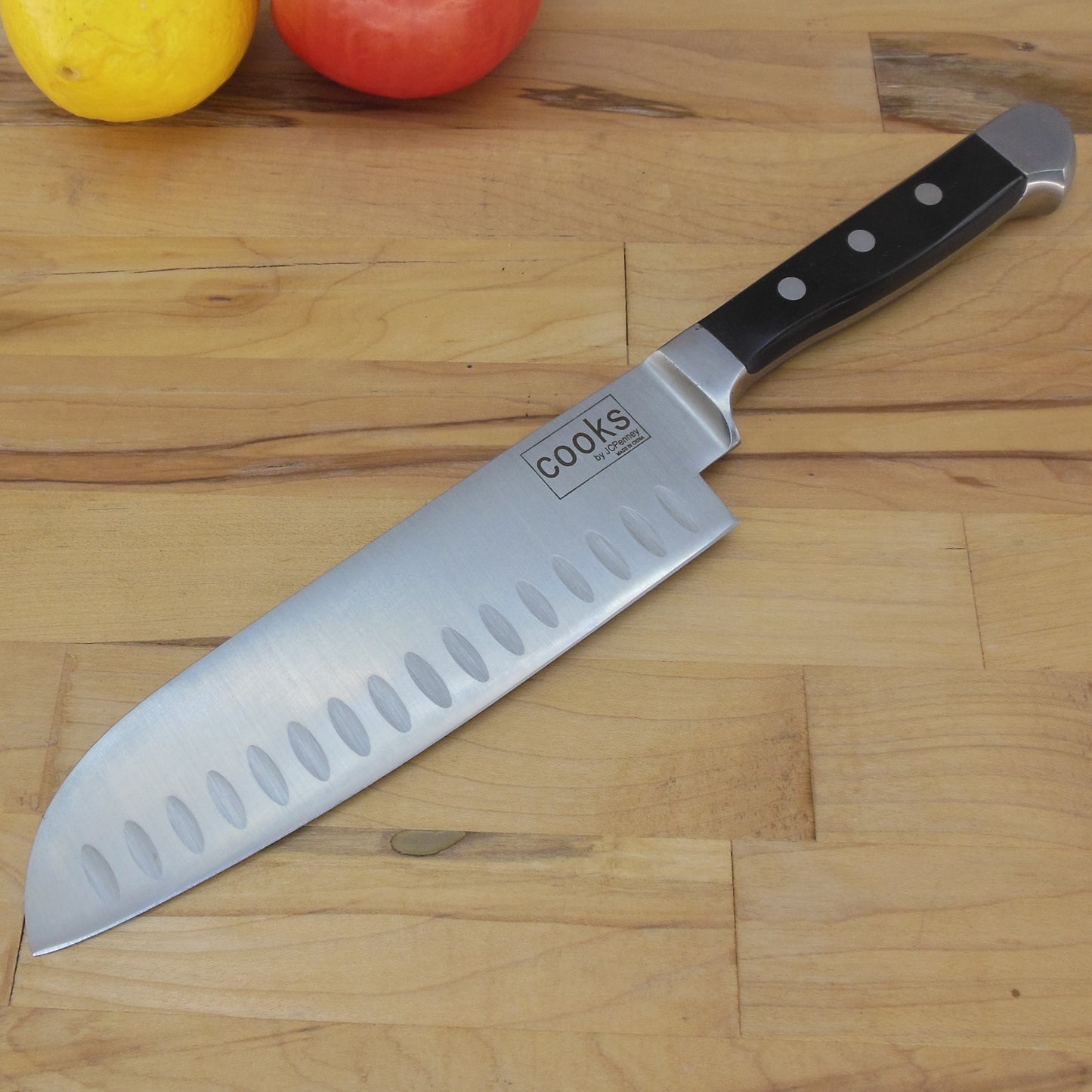 Cooks by JC Penny 7" Stainless Santoku Knife Unused