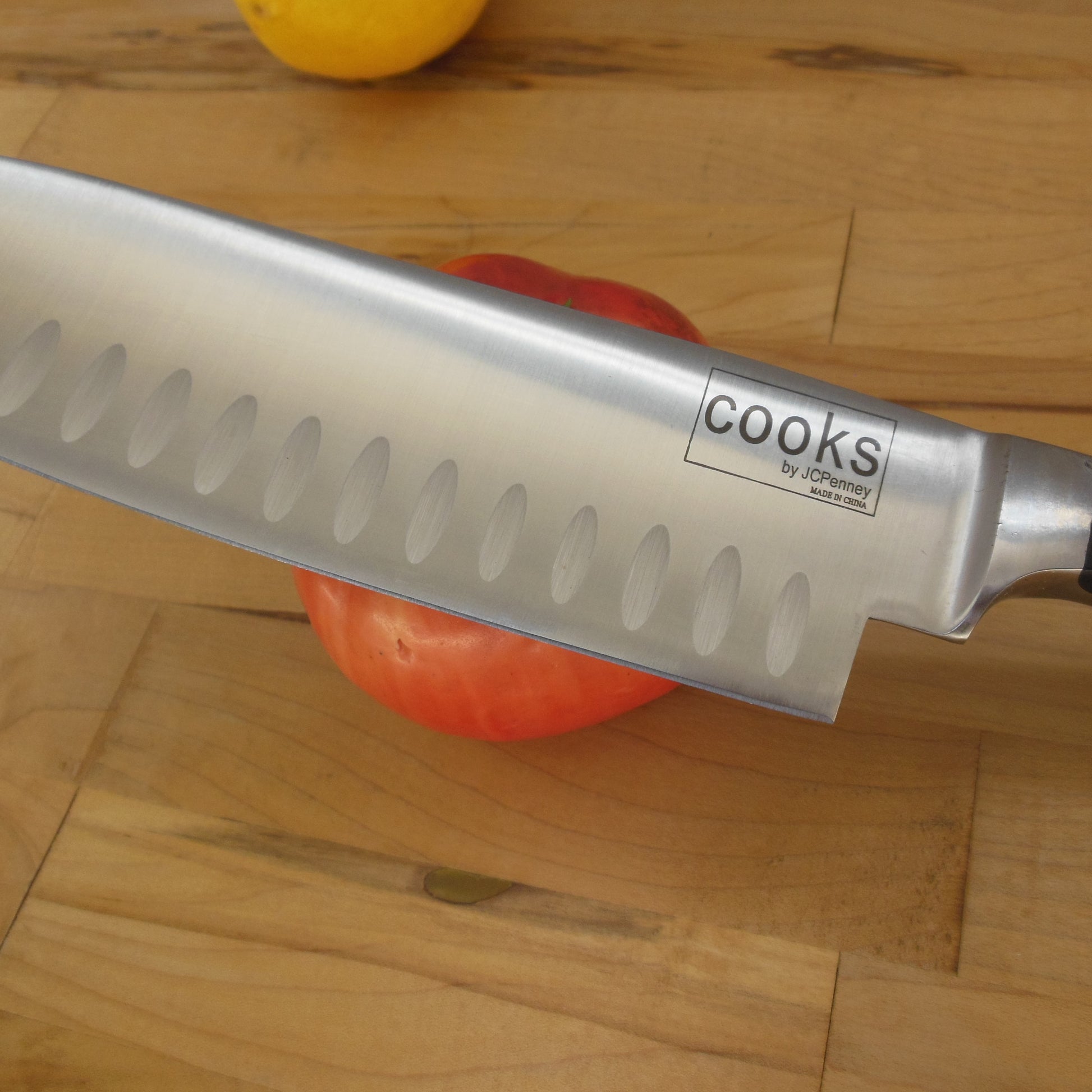 Cooks by JC Penny 7" Stainless Santoku Knife Unused Vintage