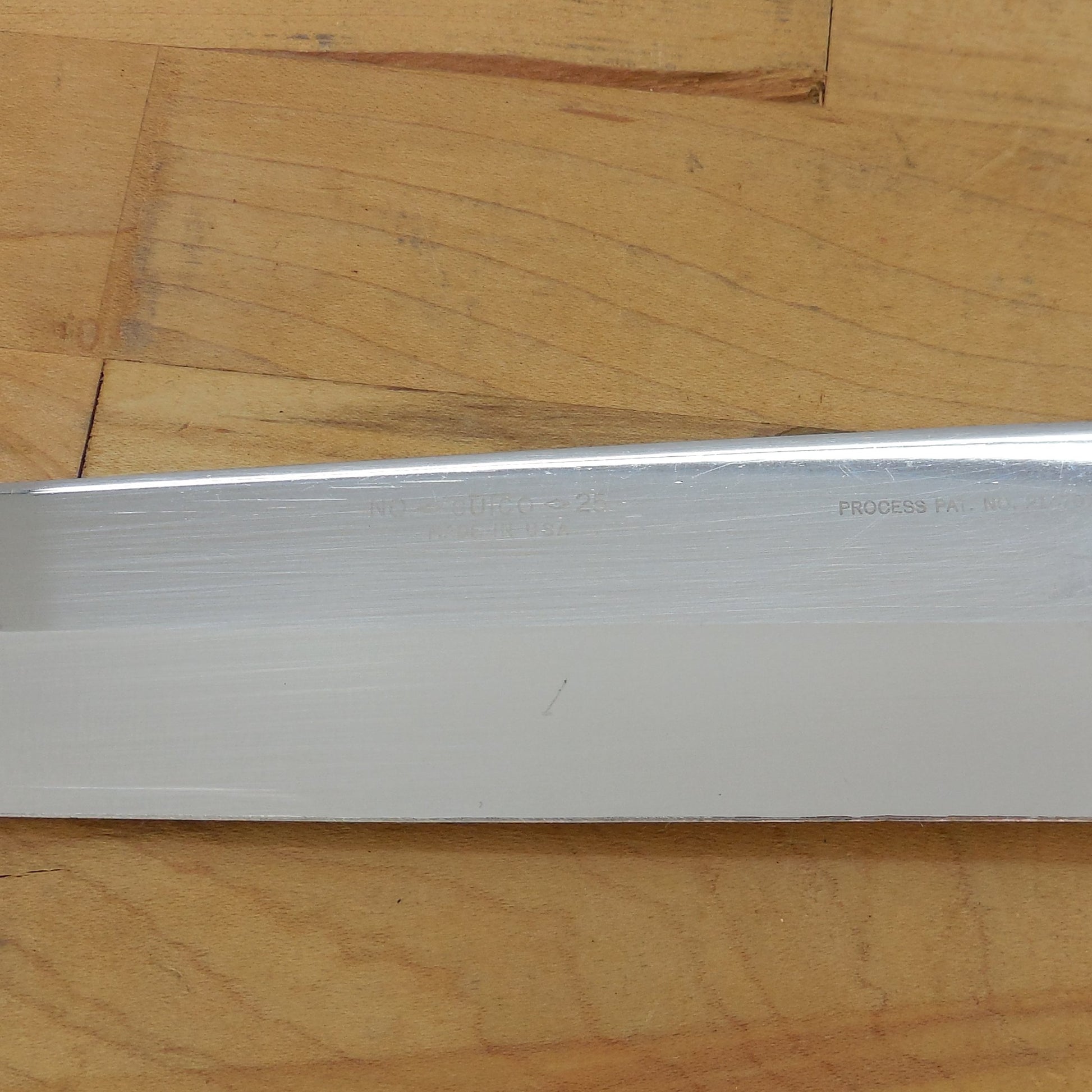 Cutco USA No. 25 Stainless Chef Knife 9" Brown Handle Blade