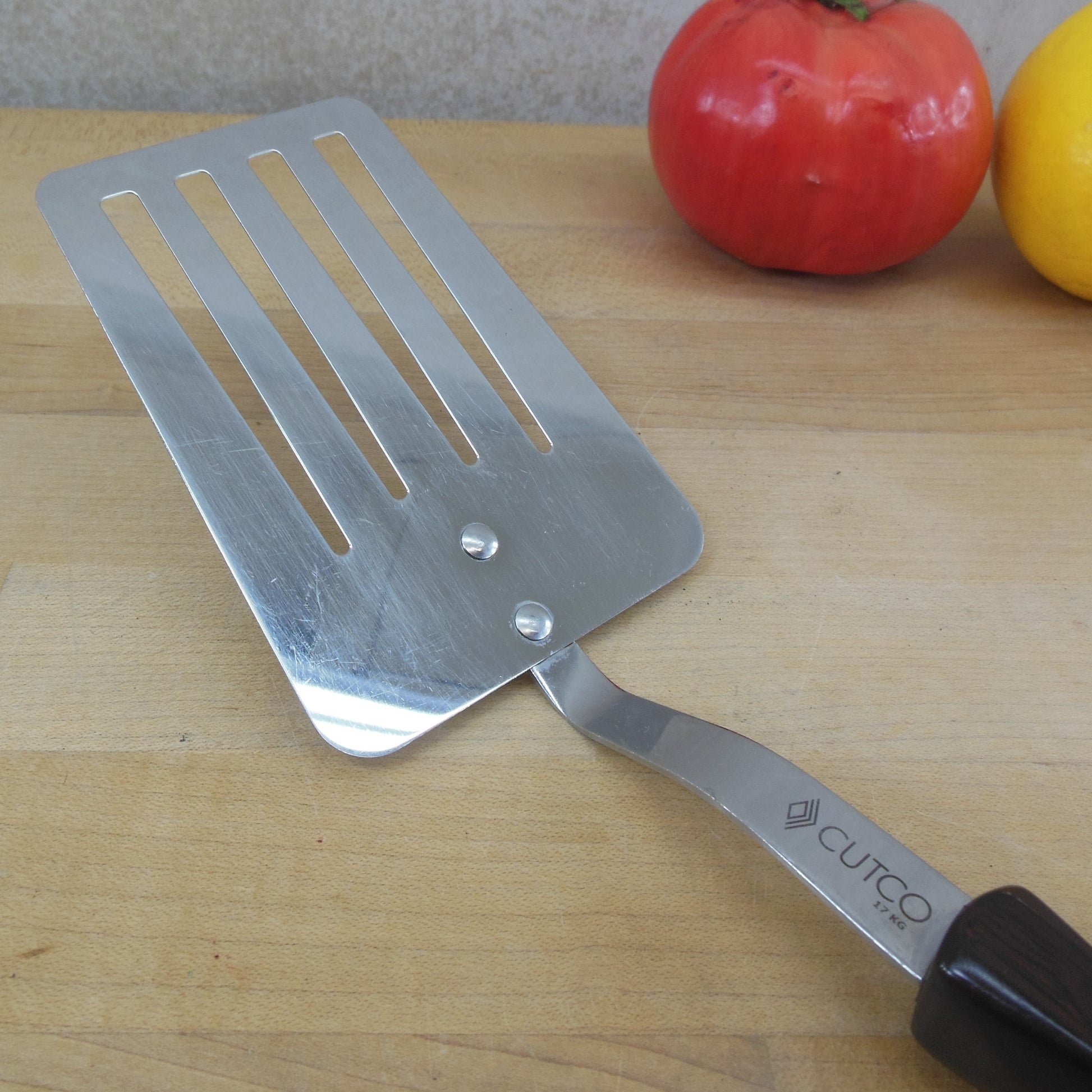 Vintage Foley Flipper Lifter Curved Spatula Stainless Steel 