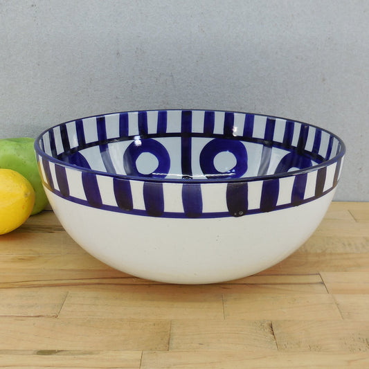 Dansk Japan Arabesque Cobalt Blue Large 10" Salad Serving Bowl