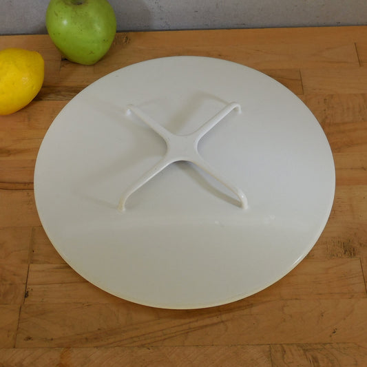 Dansk France Kobenstyle Large 12" White Lid Only for Dutch Oven or Skillet