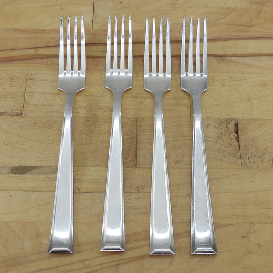 Bruckmann & Sohne Germany BMN24 Silverplate Flatware - 4 Set Dinner Forks