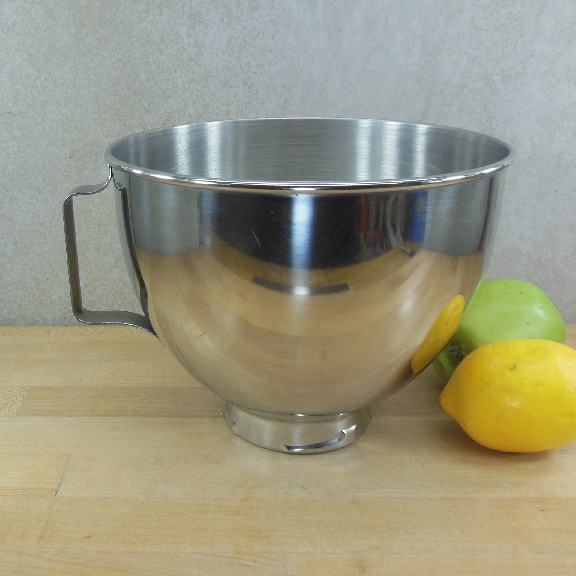 KitchenAid Stand Mixer K45 4.5 Quart Mixing Bowl Replacement Stainless No  Handle