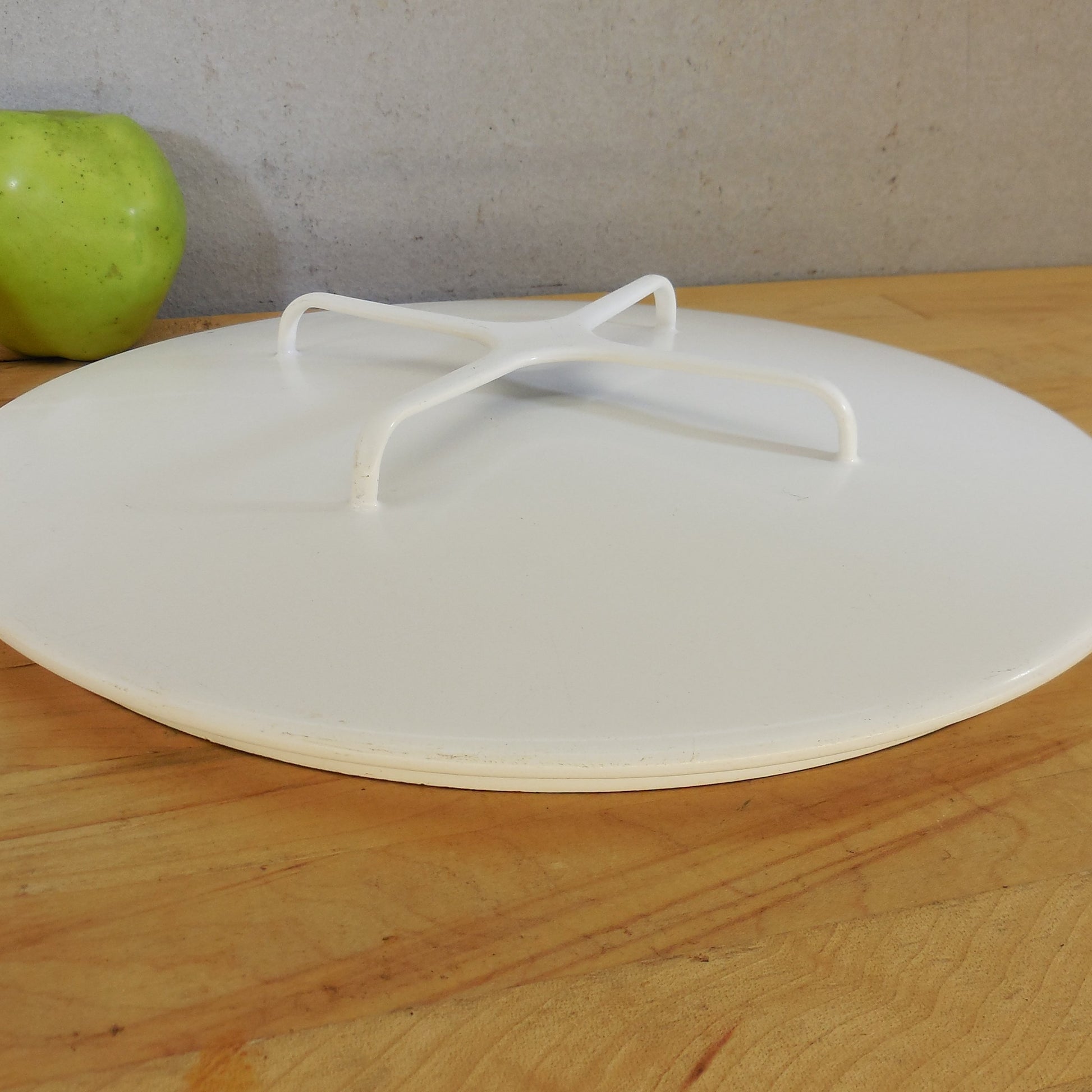 Dansk France Kobenstyle Large 12" White Lid Only for Dutch Oven or Skillet