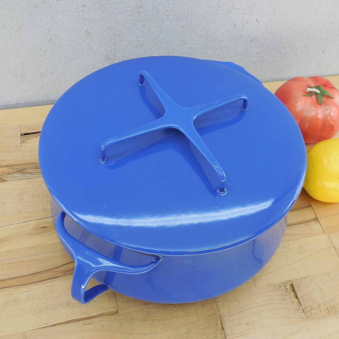 Dansk France Kobenstyle 3 Quart Casserole Pot Dutch Oven Midnight Blue Vintage