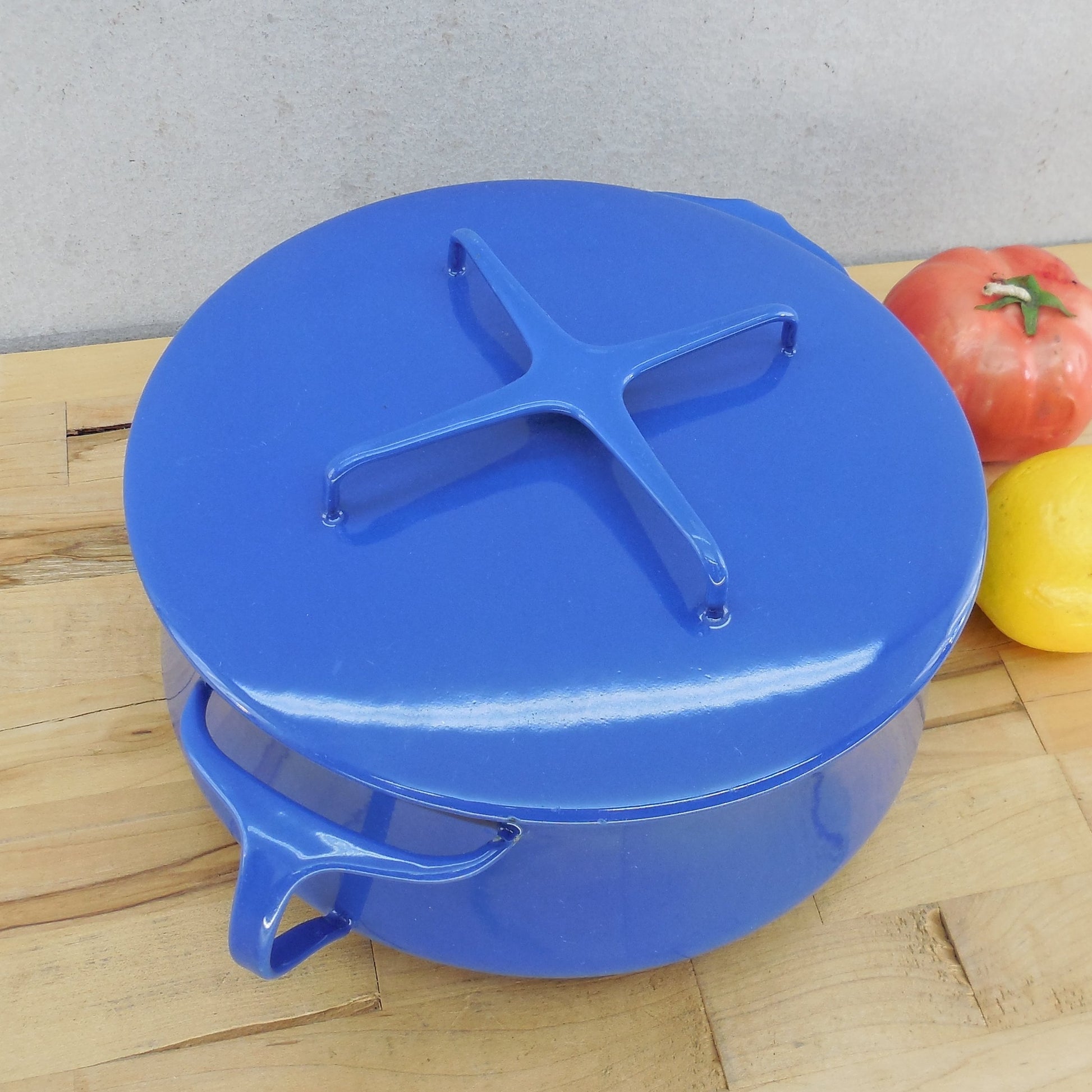 Dansk France Kobenstyle 3 Quart Casserole Pot Dutch Oven Midnight Blue Vintage
