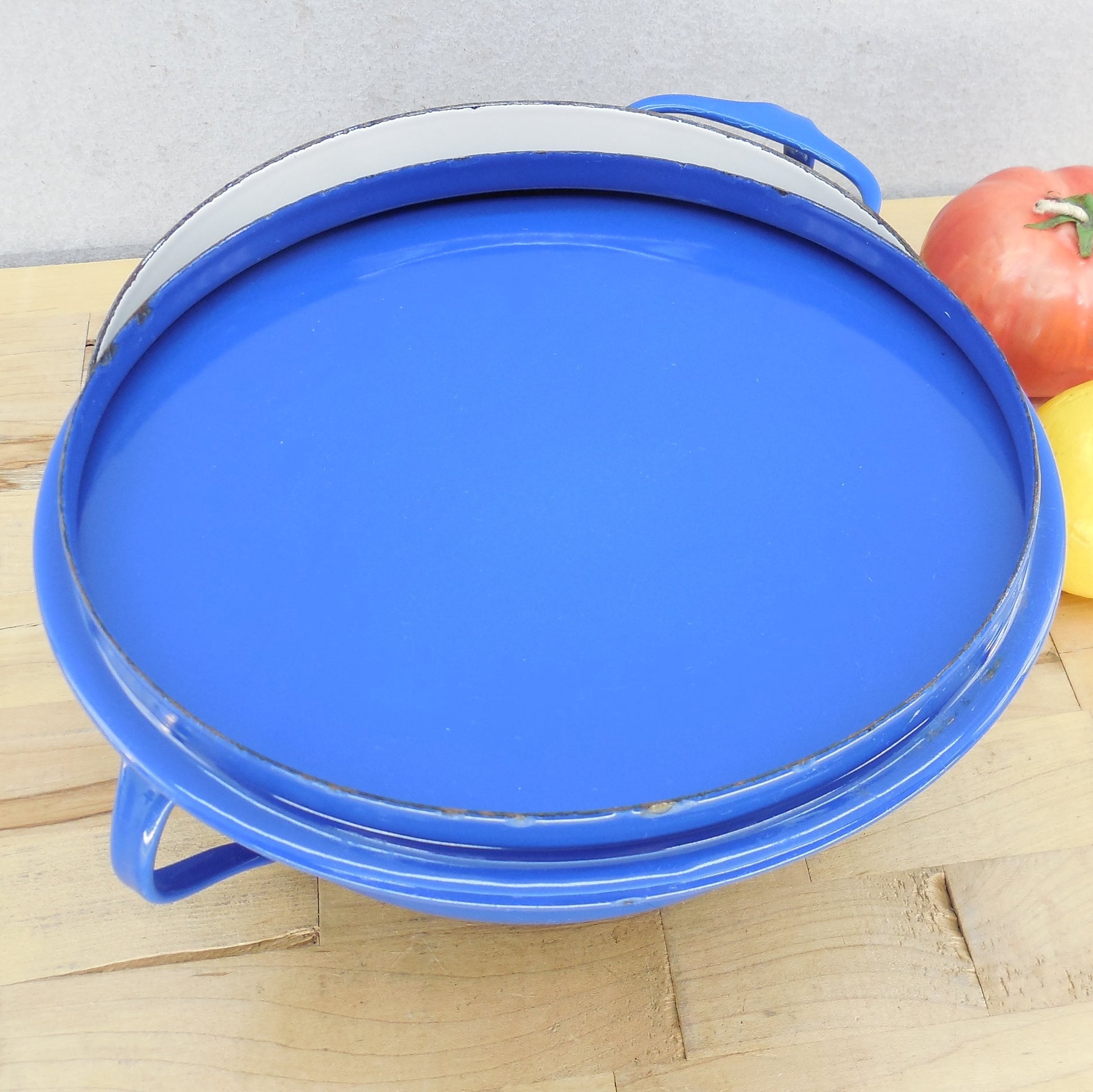 Dansk France Kobenstyle 3 Quart Casserole Pot Dutch Oven Midnight Blue lid