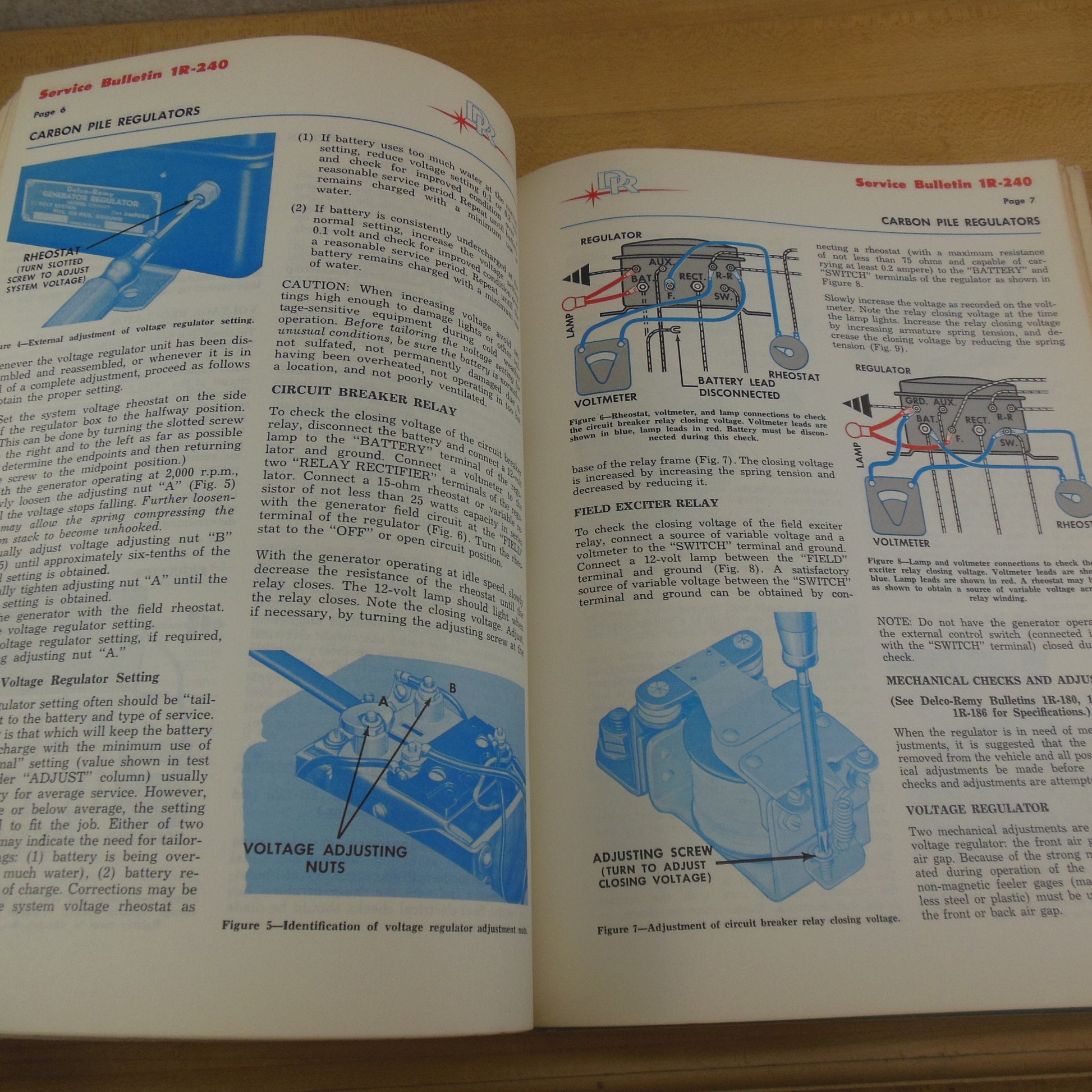 Delco-Remy Maintenance Handbooks AC DC Charging Circuits 1950-70s used