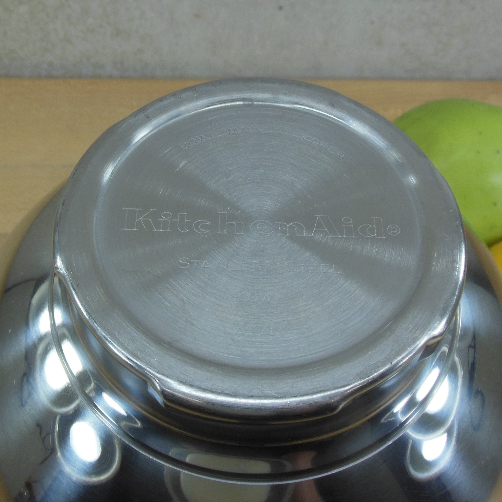 KitchenAid Korea K45 Stainless Steel 4.5 Quart Stand Mixer Bowl