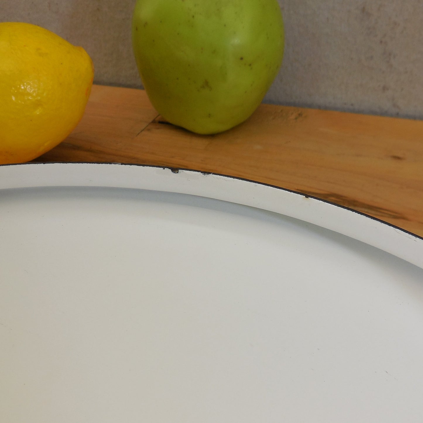 Dansk France Kobenstyle Large 12" White Lid Only for Dutch Oven or Skillet