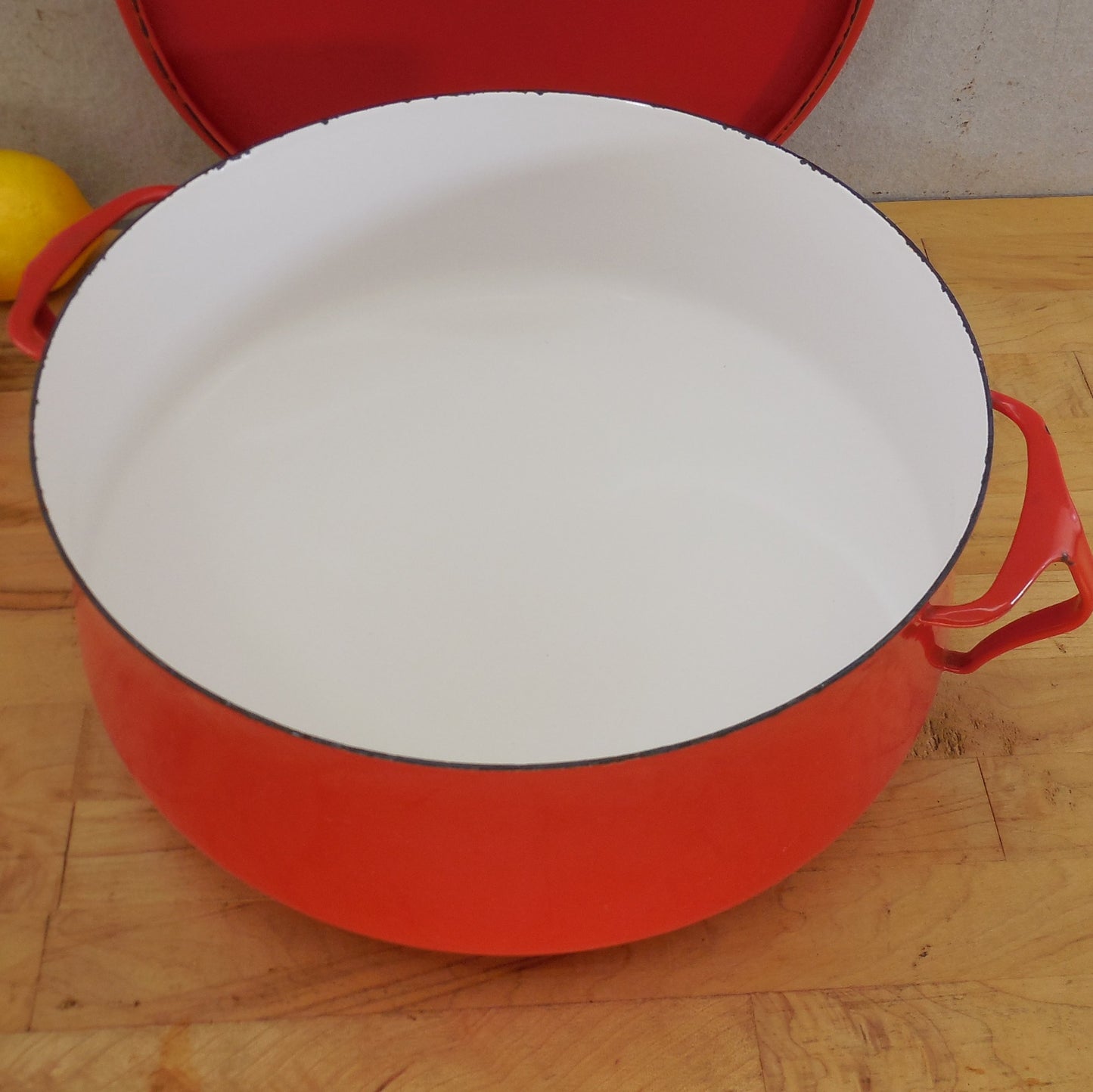 Dansk France Kobenstyle 8 Quart Casserole Pot Dutch Oven Red 11.5"