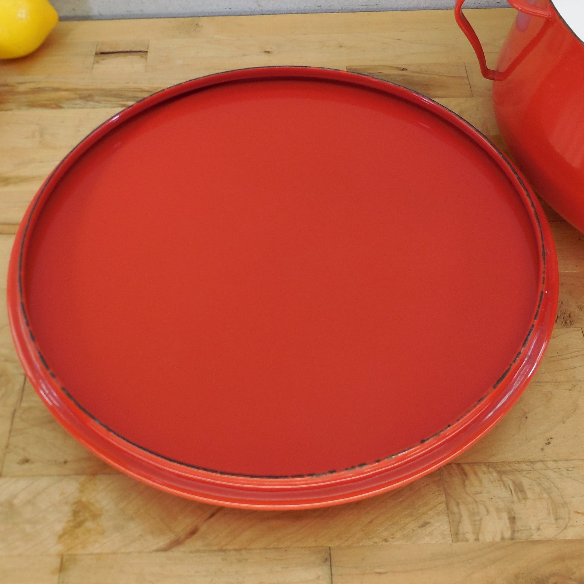 Dansk France Kobenstyle 8 Quart Casserole Pot Dutch Oven Red 11.5"