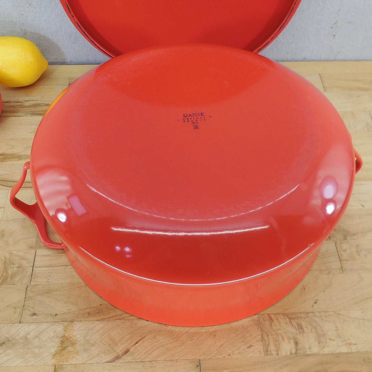 Dansk France Kobenstyle 8 Quart Casserole Pot Dutch Oven Red 11.5"