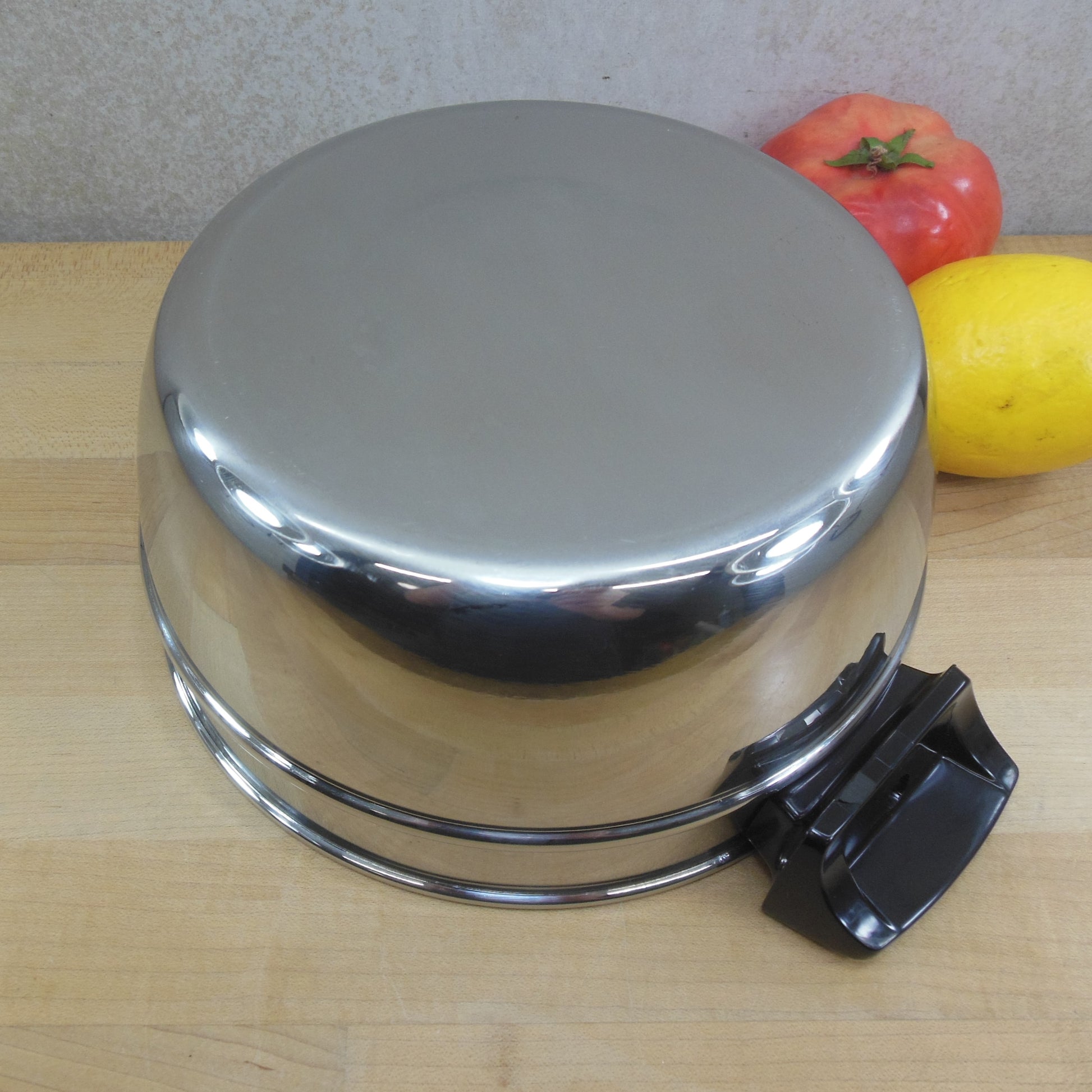 Revere Ware Stainless Double Boiler Insert for 4 & 5 Quart Pan- Double Handle used