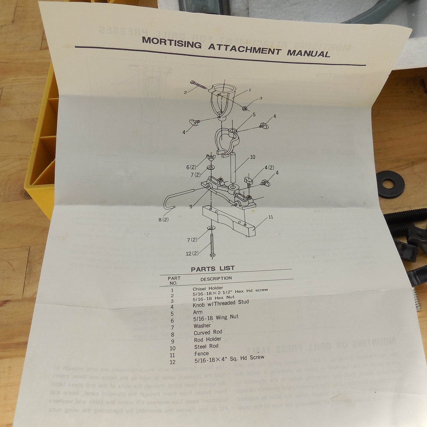 Unbranded For Delta Mortising Attachment Kit Set JT JMA60 RRMBC5 instructions