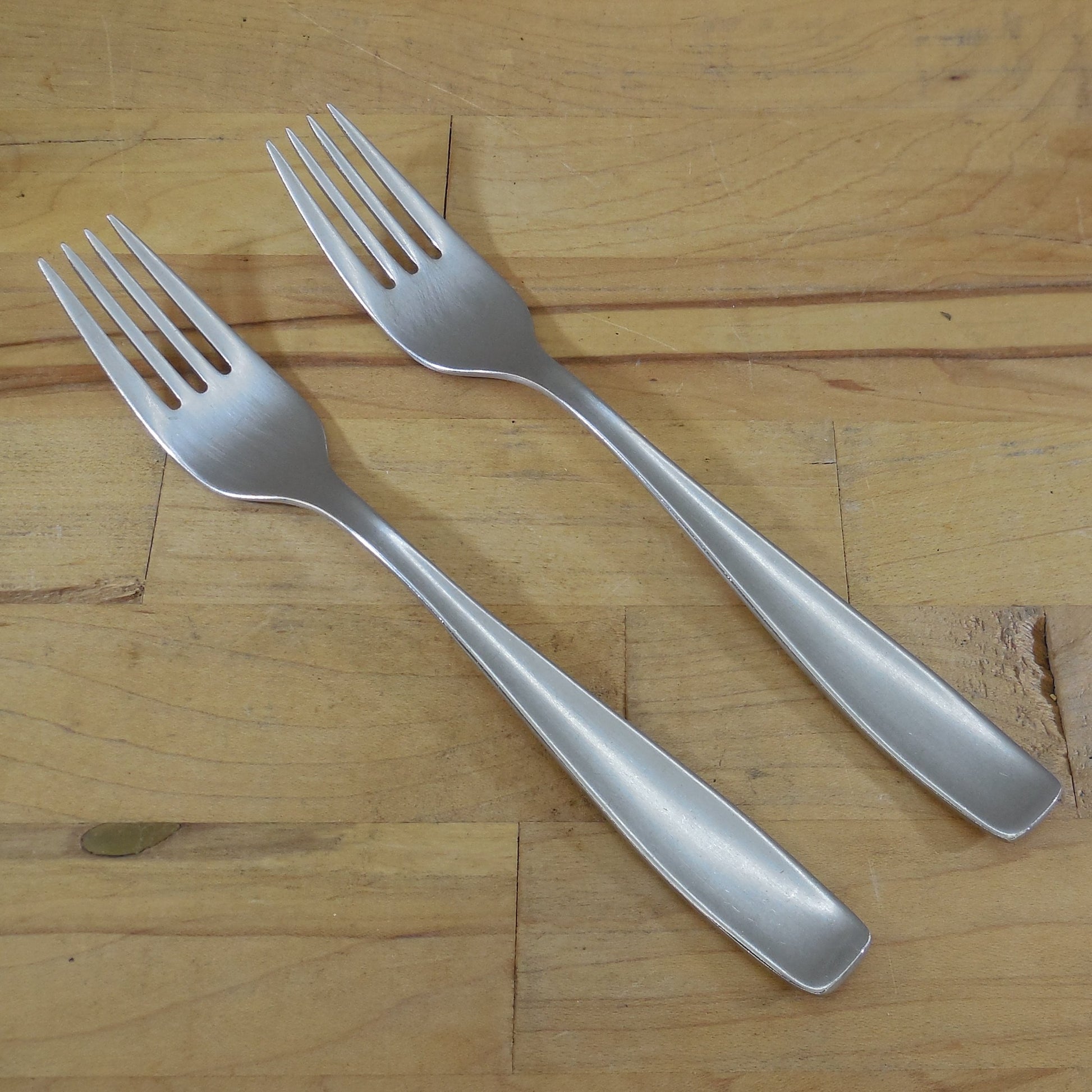 WMF Germany Older Line Cromargan Stainless Pair Dinner Forks