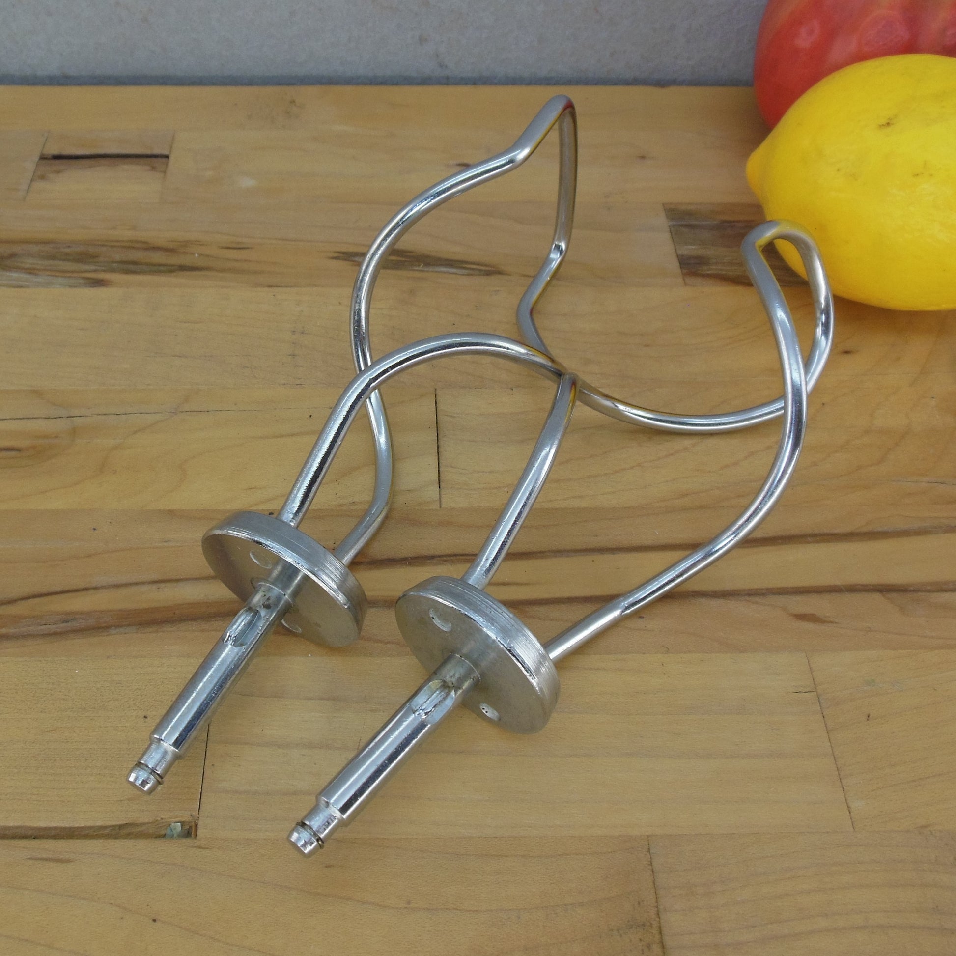 Oster Regency Kitchen Center - Mixer Closed Dough Hook Beater Set Pair Used