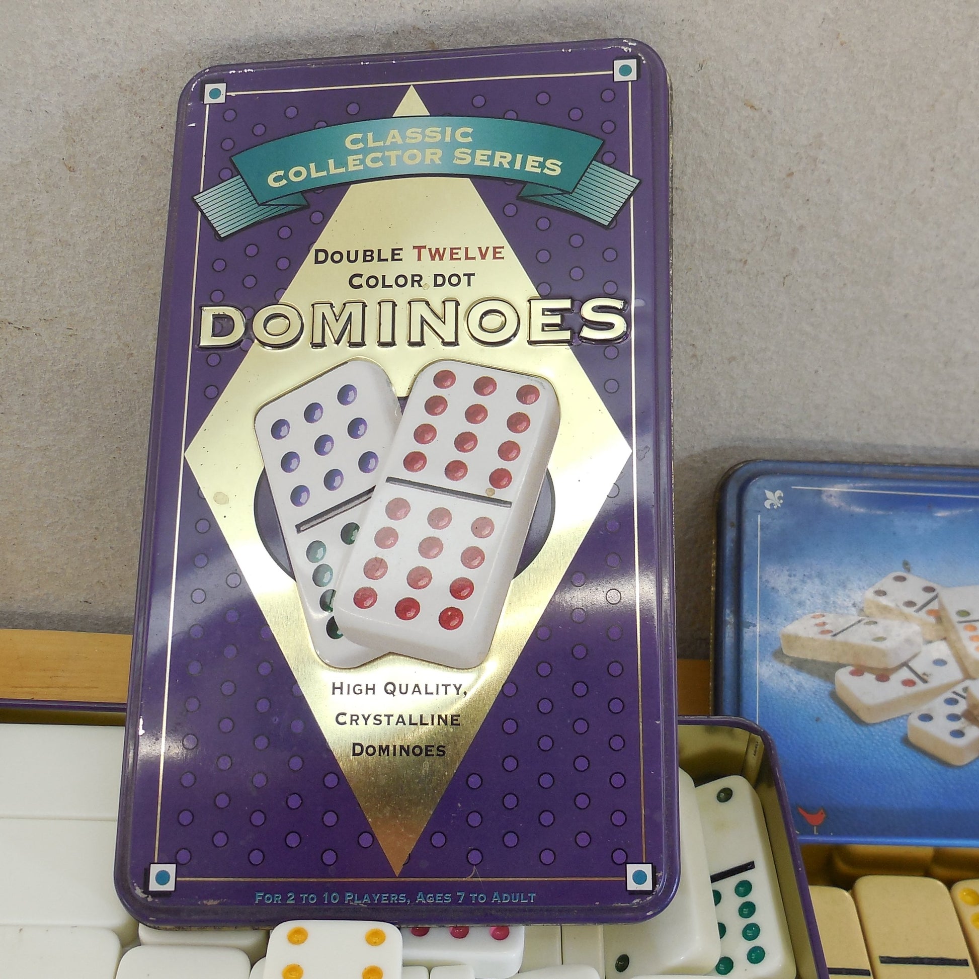 Cardinal Pressman Dominoes Sets 1998 Double Six & Classic Double Tweleve