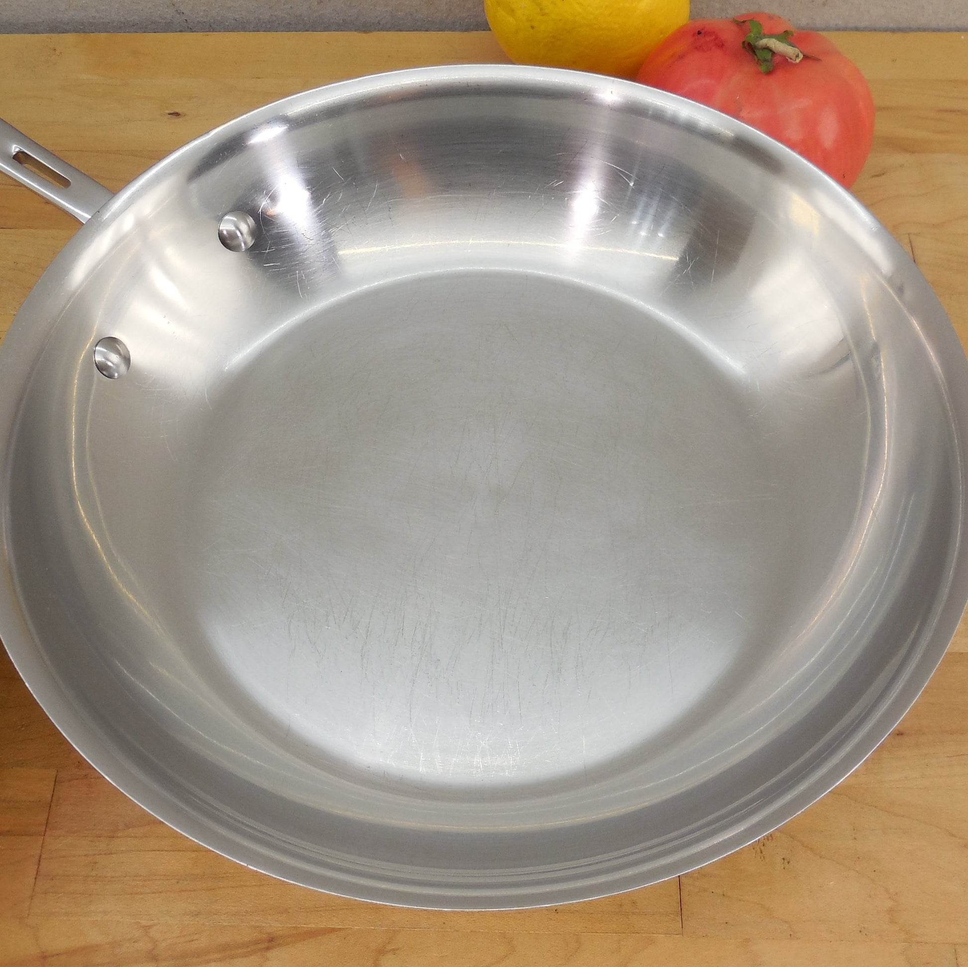 Emeril By All-Clad Stainless Copper Core 8" & 10" Skillet Fry Pans Used