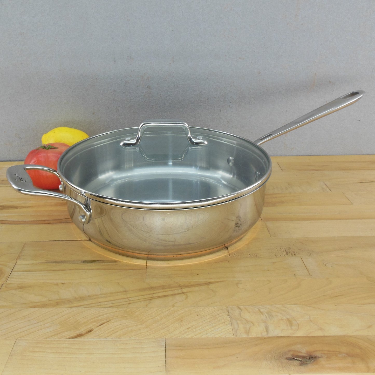 Emeril By All-Clad Stainless Copper Core 10" Saute Pan 3 Quart Lid