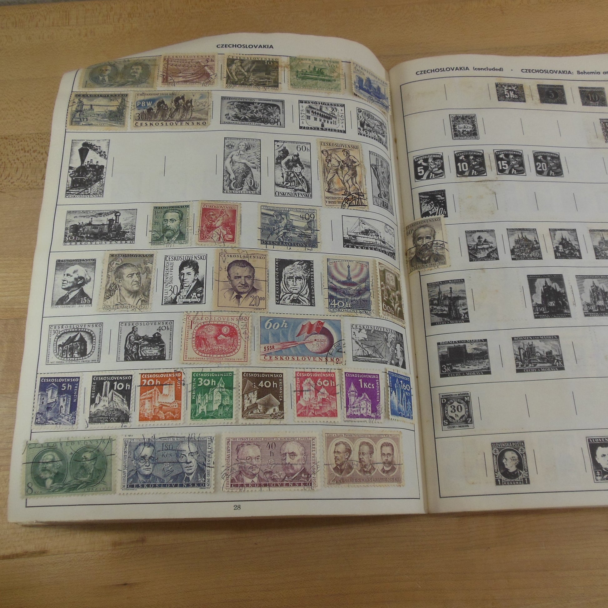 Explorer World Stamp Collector Album 1960 - Partially Filled Unresearc –  Olde Kitchen & Home
