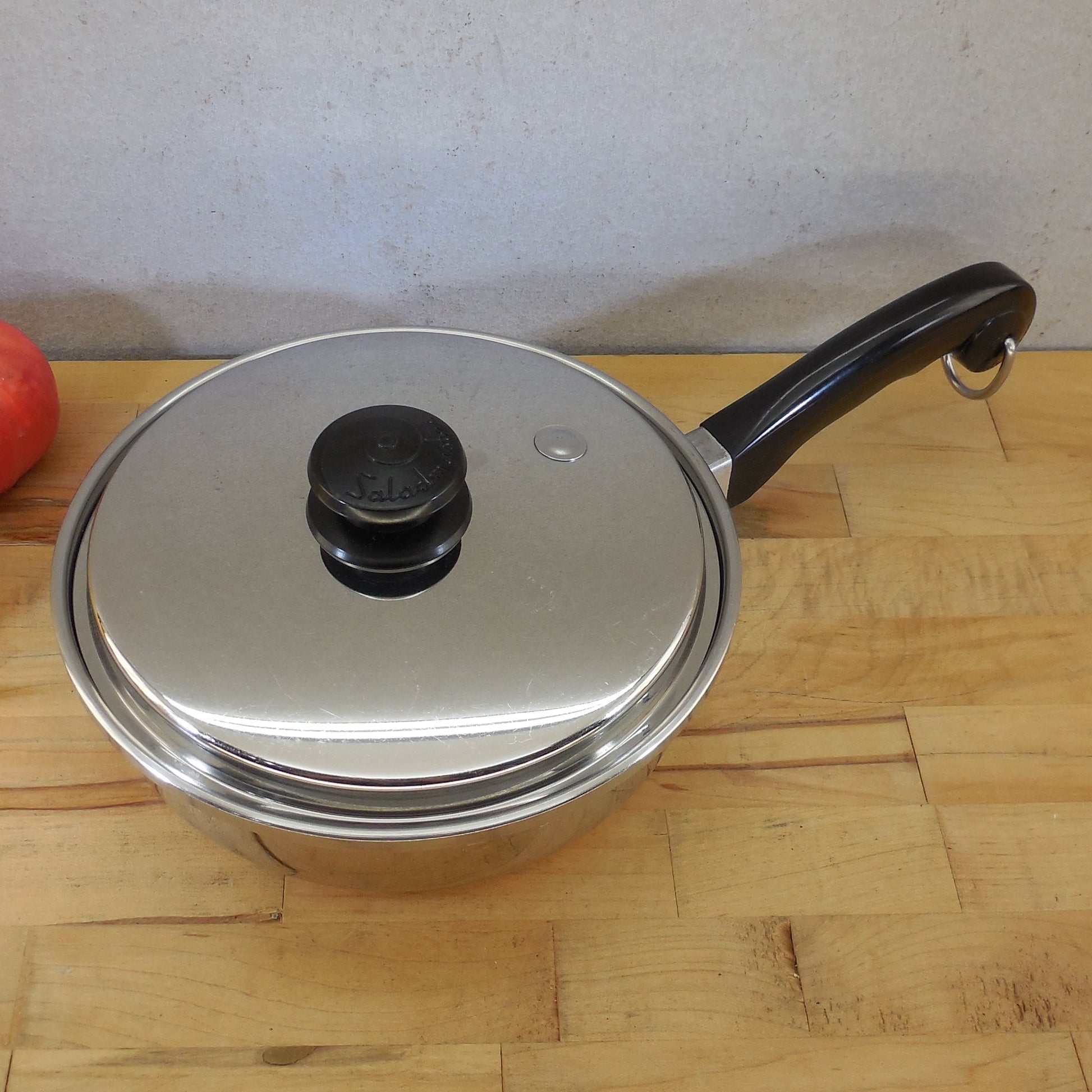 Saladmaster USA T304S Stainless 9" Skillet with Vapo Lid Restored