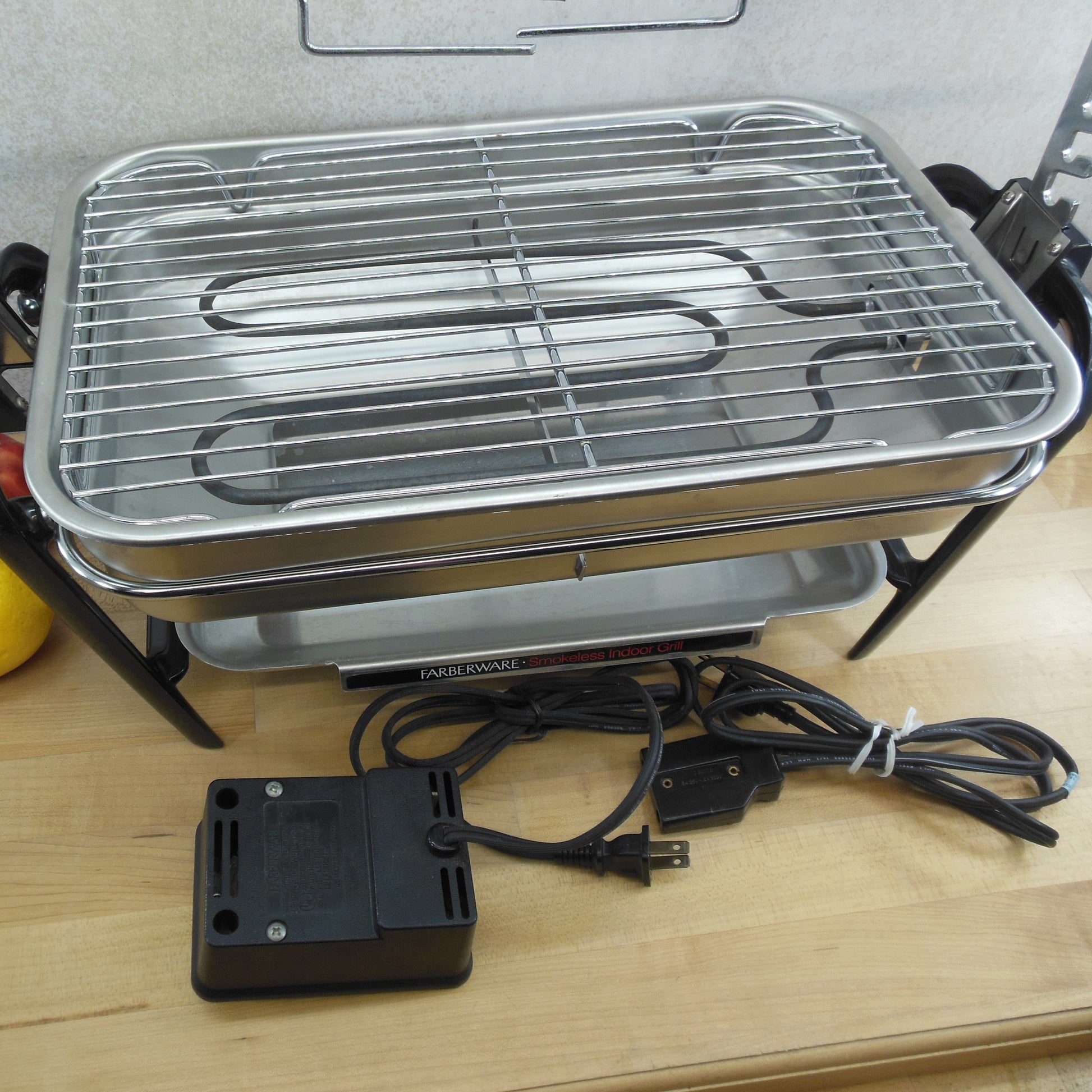 Farberware 455N Open Hearth Electric Rotisserie Grill Broiler Complete Vintage 1990's