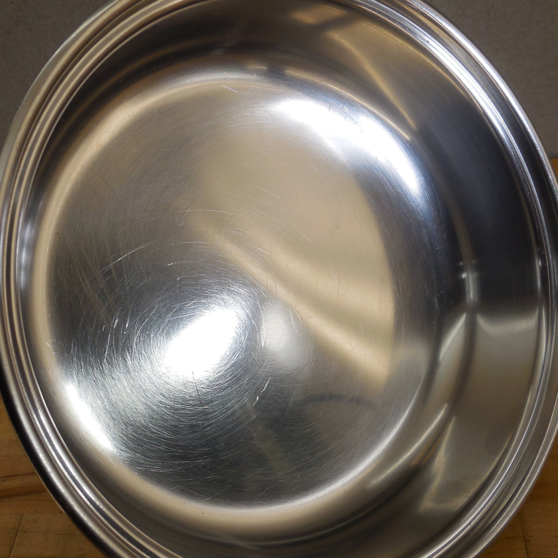 Saladmaster USA T304S Stainless 9" Skillet with Vapo Lid Restored Interior