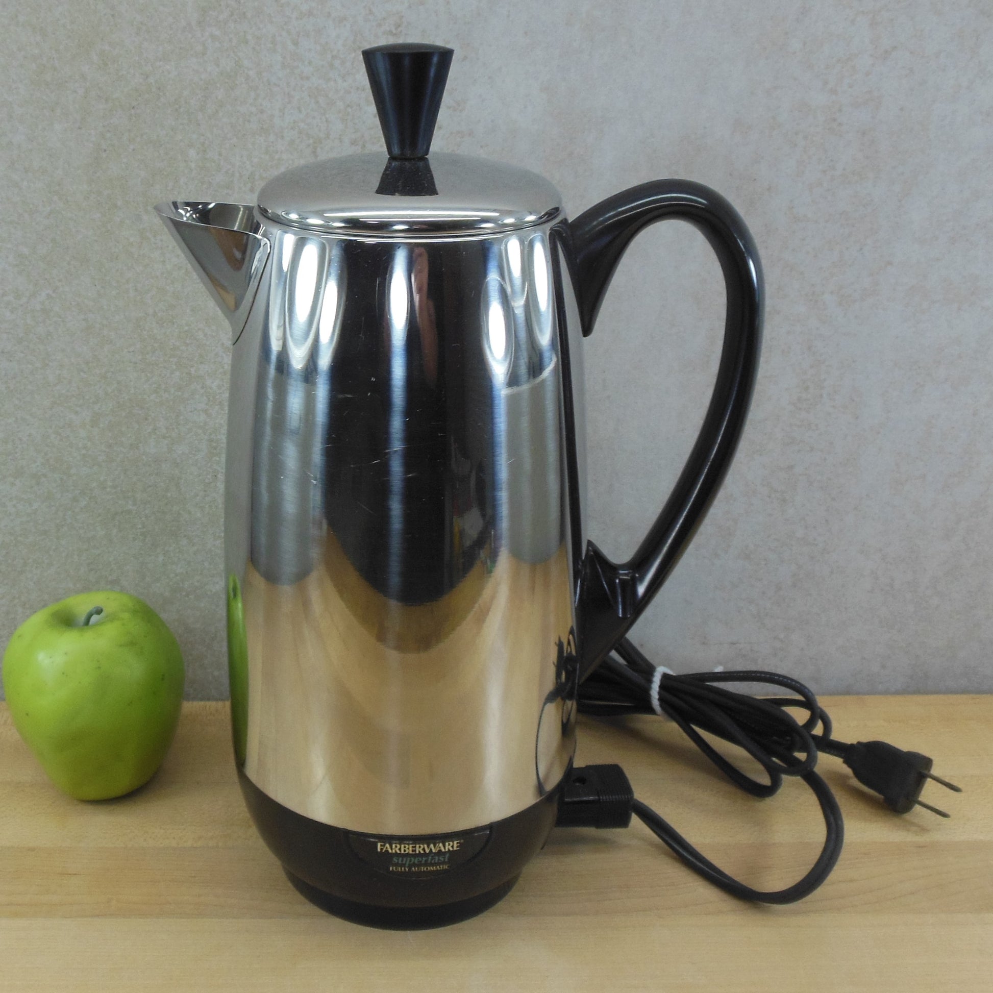 Farberware Superfast Coffee Percolator Pot 12 Cup Stainless FCP